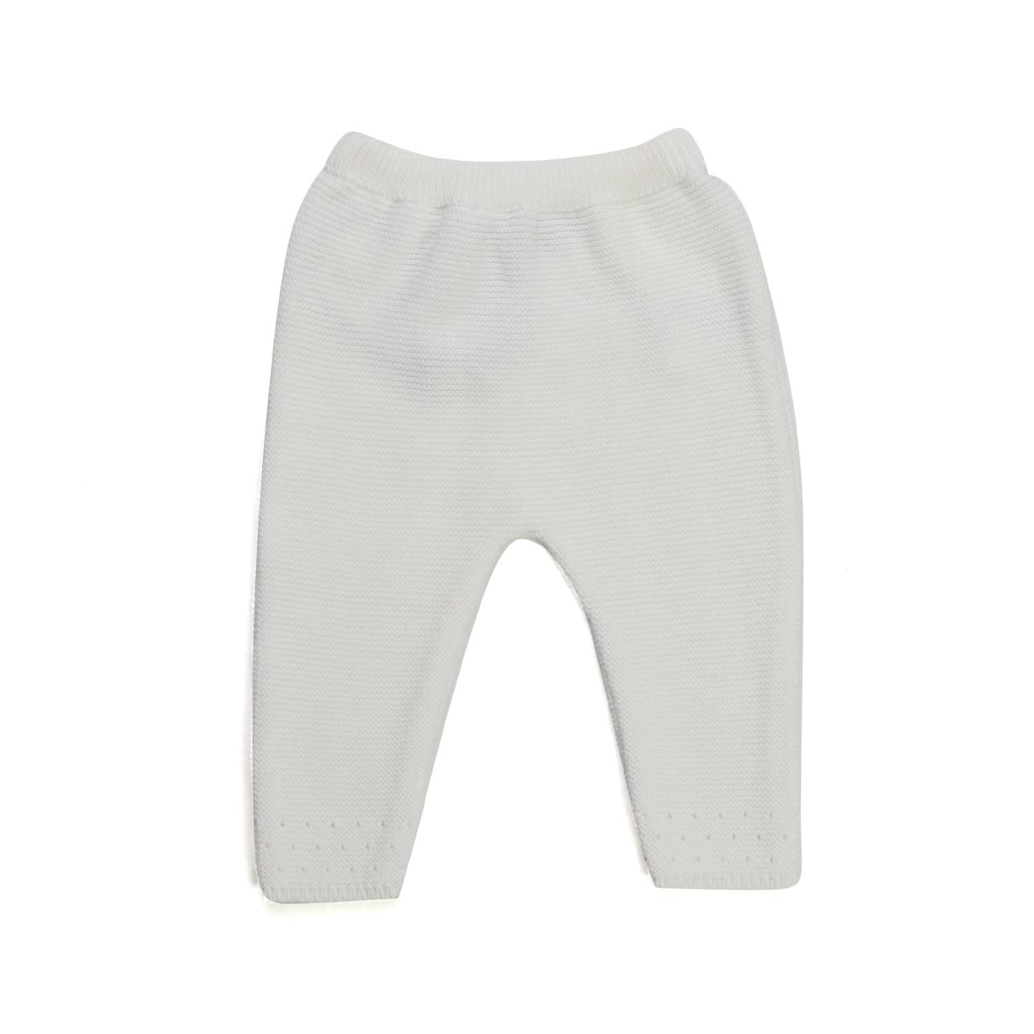 PANTALONE UNISEX BIANCO NEONATO - annameglio.com abbigliamento moda