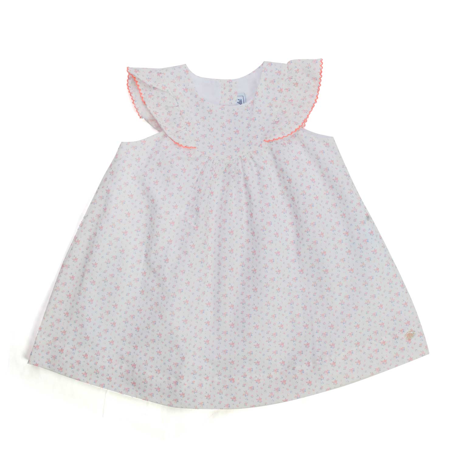 MINI ABITO BIANCO E ROSA BIMBA E NEONATA - annameglio.com abbigliamento moda