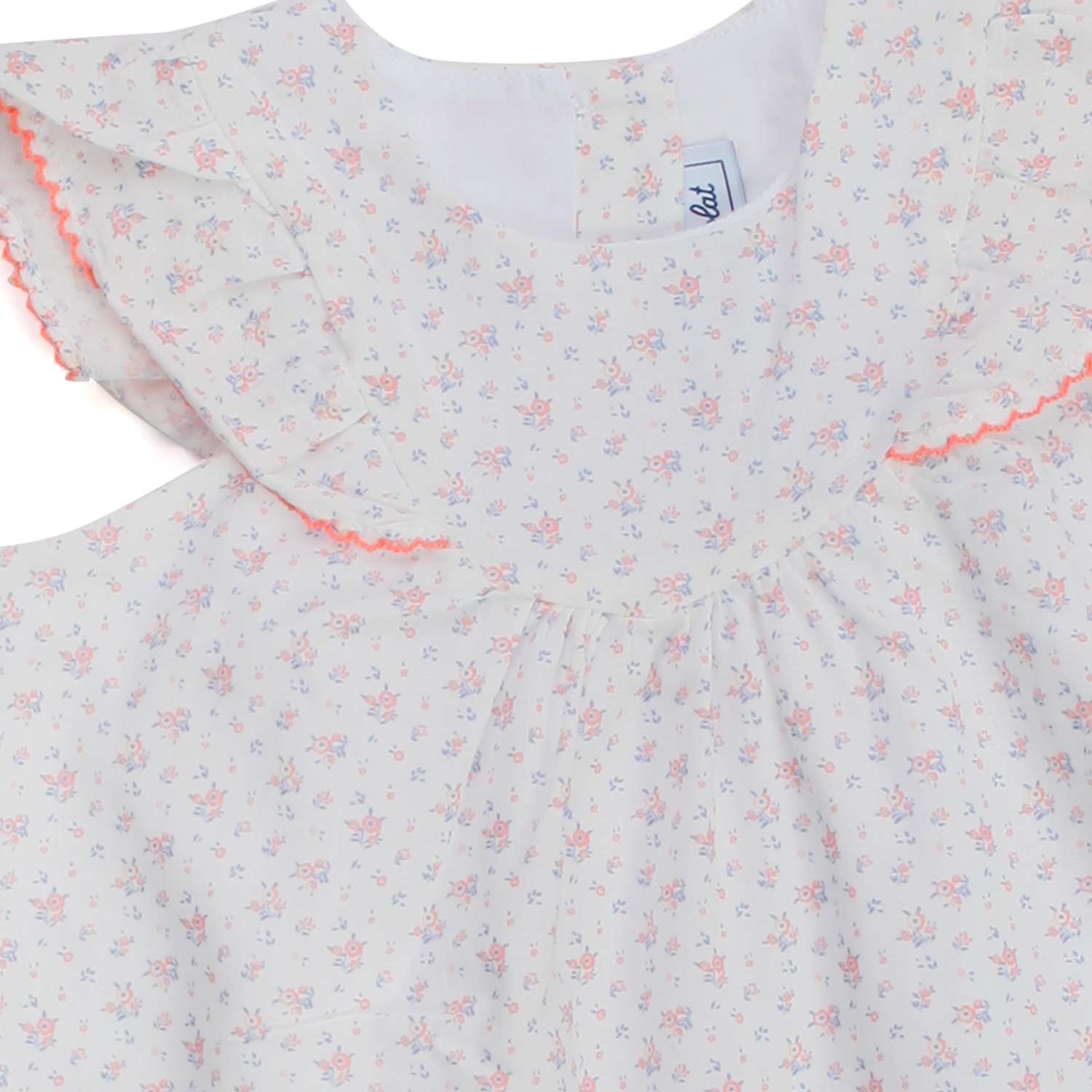 MINI ABITO BIANCO E ROSA BIMBA E NEONATA - annameglio.com abbigliamento moda