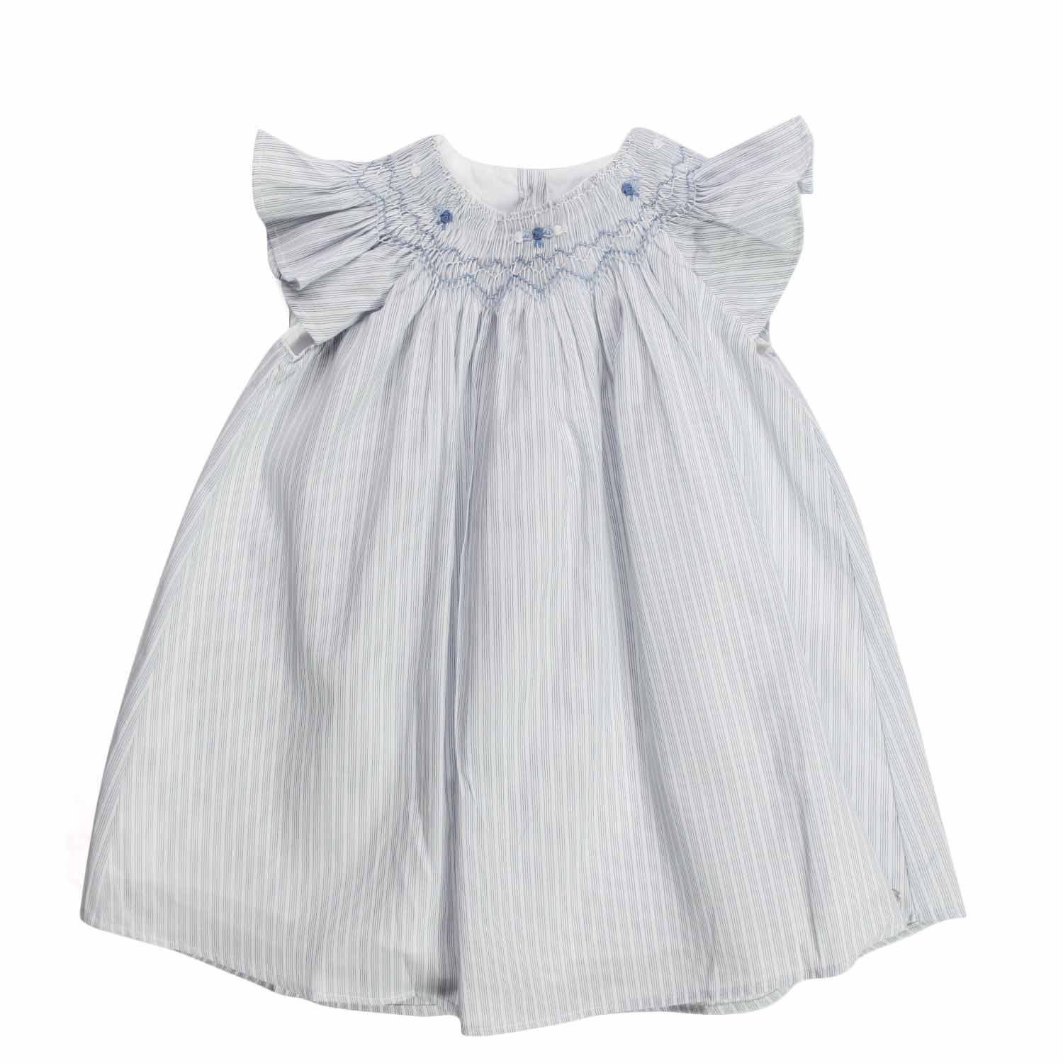 MINI ABITO CELESTE NEONATA - annameglio.com abbigliamento moda