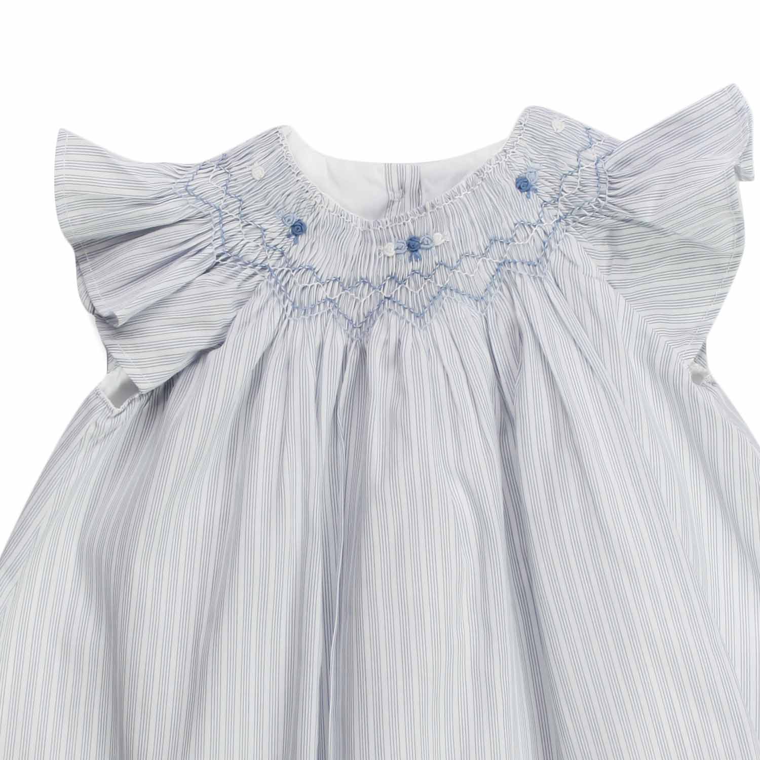 MINI ABITO CELESTE NEONATA - annameglio.com abbigliamento moda