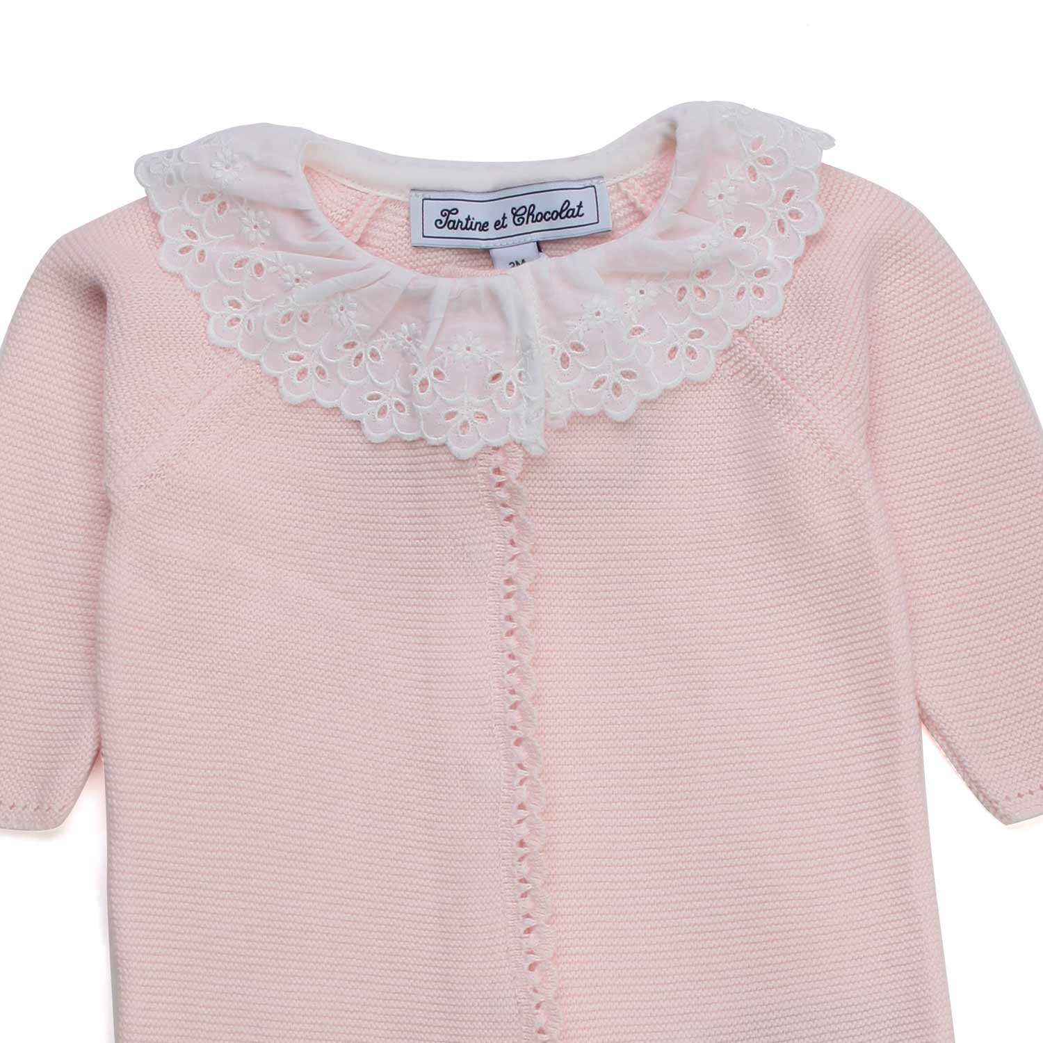 TUTINA ROSA PALLIDO NEONATA - annameglio.com abbigliamento moda