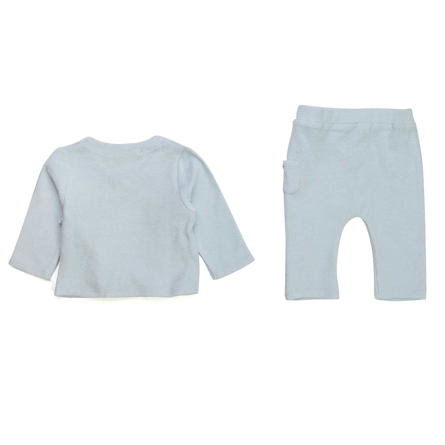 COMPLETO CELESTE NEONATO - annameglio.com abbigliamento moda