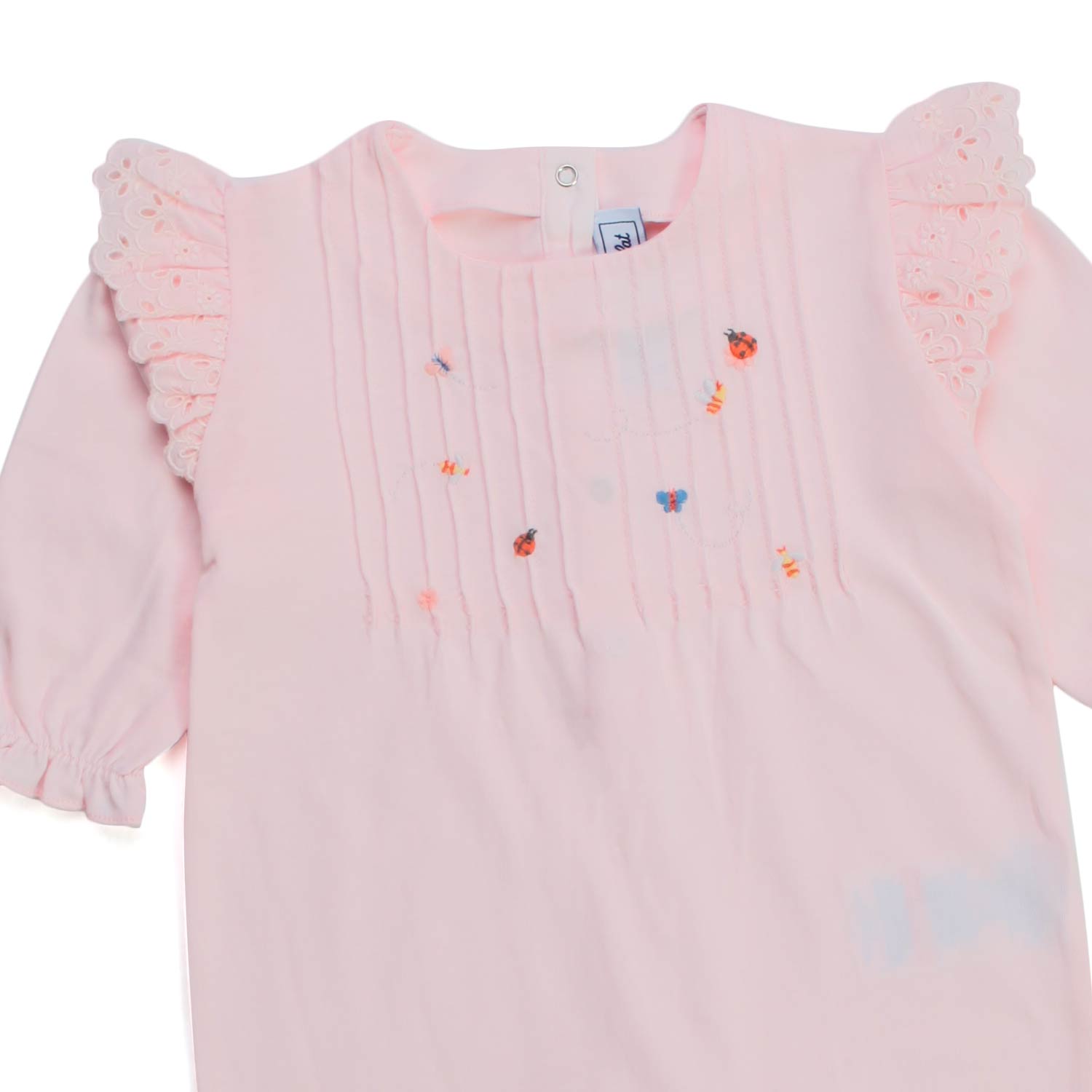 TUTINA ROSA RICAMATA NEONATA - annameglio.com abbigliamento moda