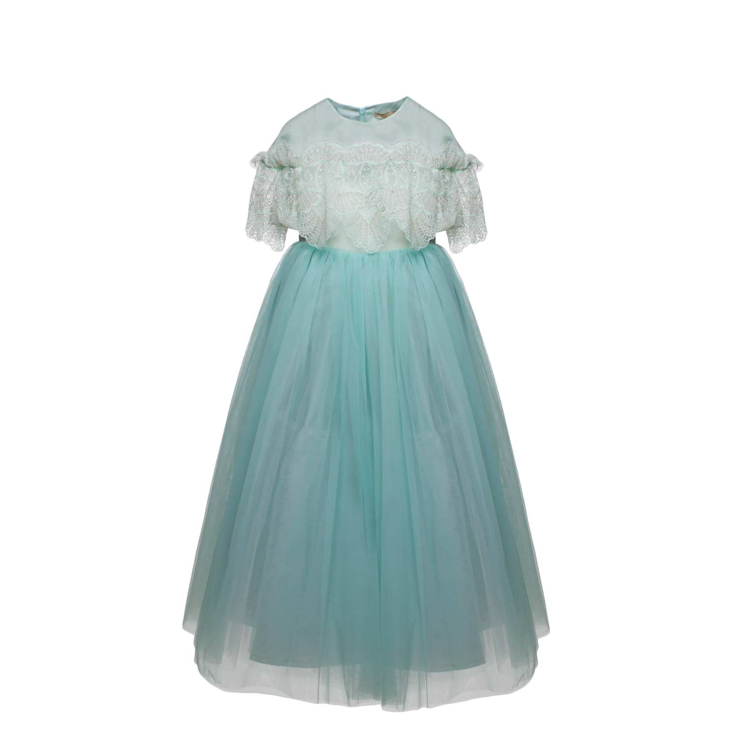 ABITO VERDE ACQUA BAMBINA - annameglio.com abbigliamento moda