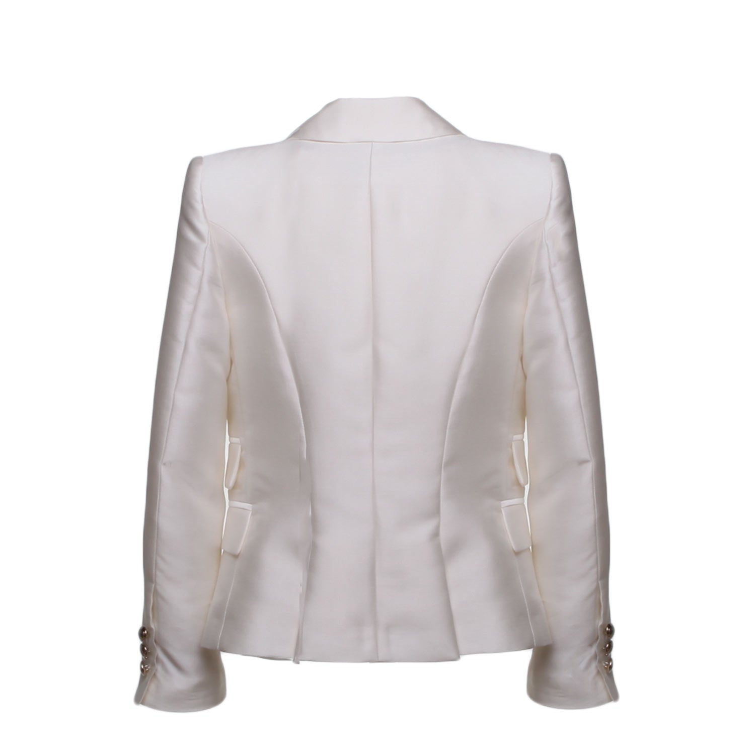 BLAZER IN SETA COLOR PANNA BAMBINA E TEENAGER - annameglio.com abbigliamento moda