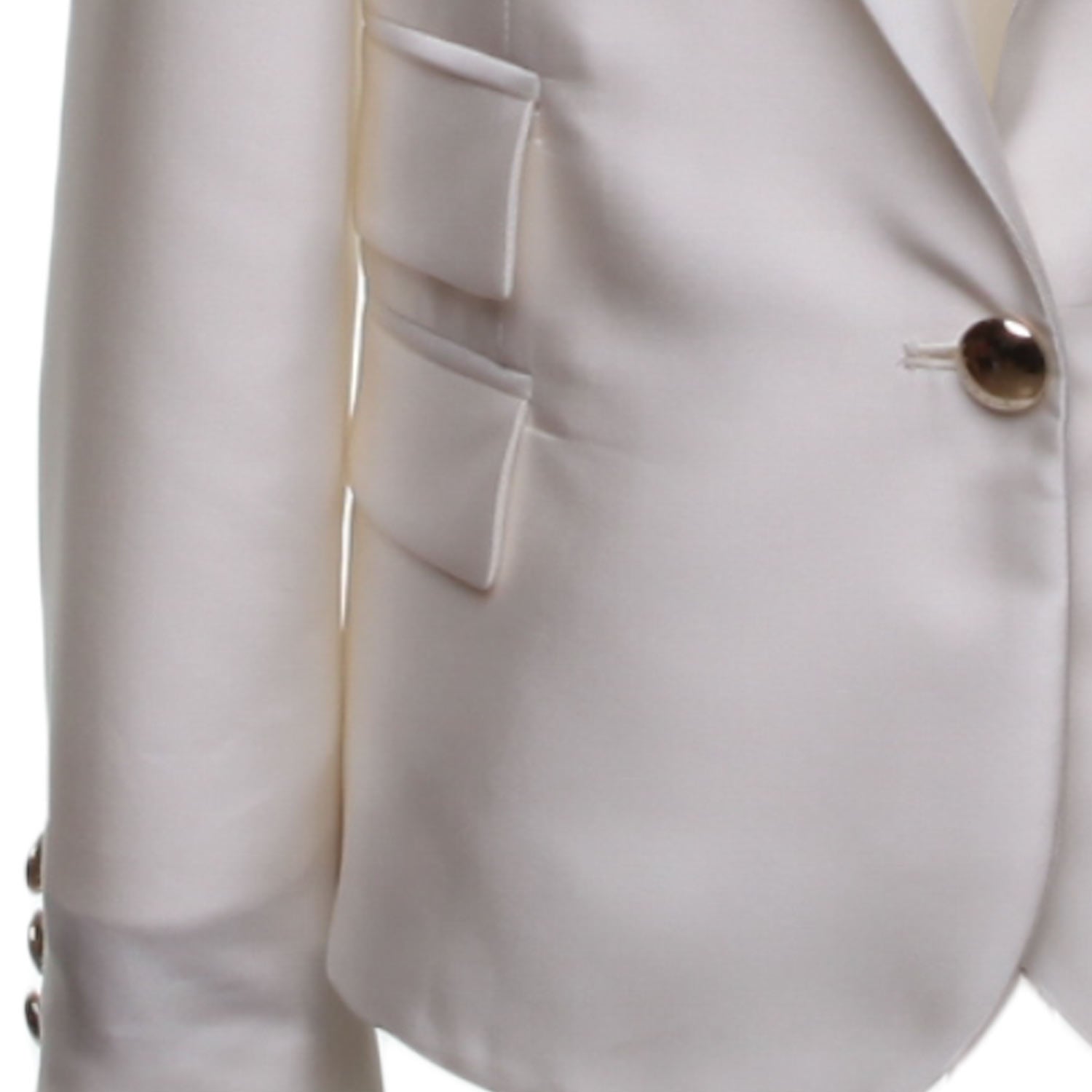 BLAZER IN SETA COLOR PANNA BAMBINA E TEENAGER - annameglio.com abbigliamento moda