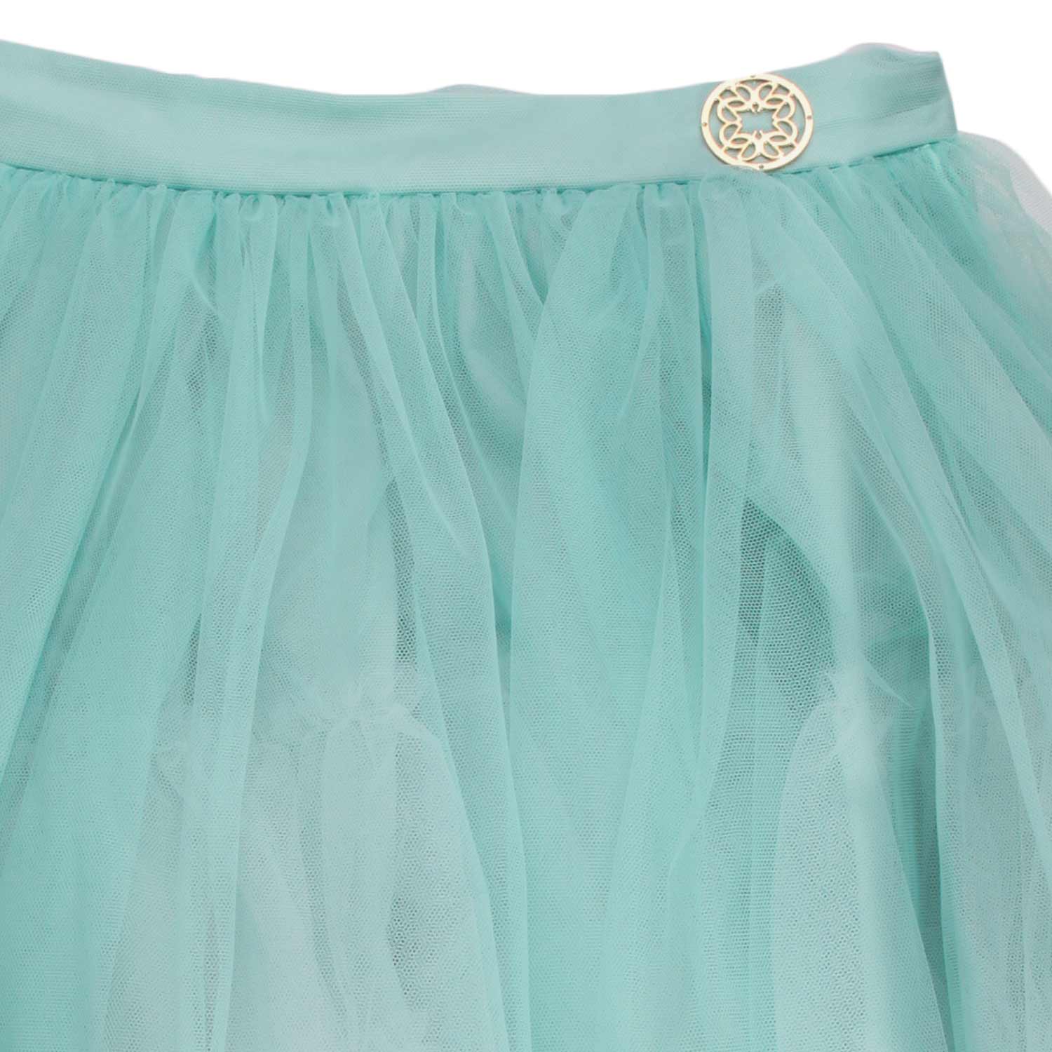 GONNA VERDE ACQUA BAMBINA TEEN - annameglio.com abbigliamento moda