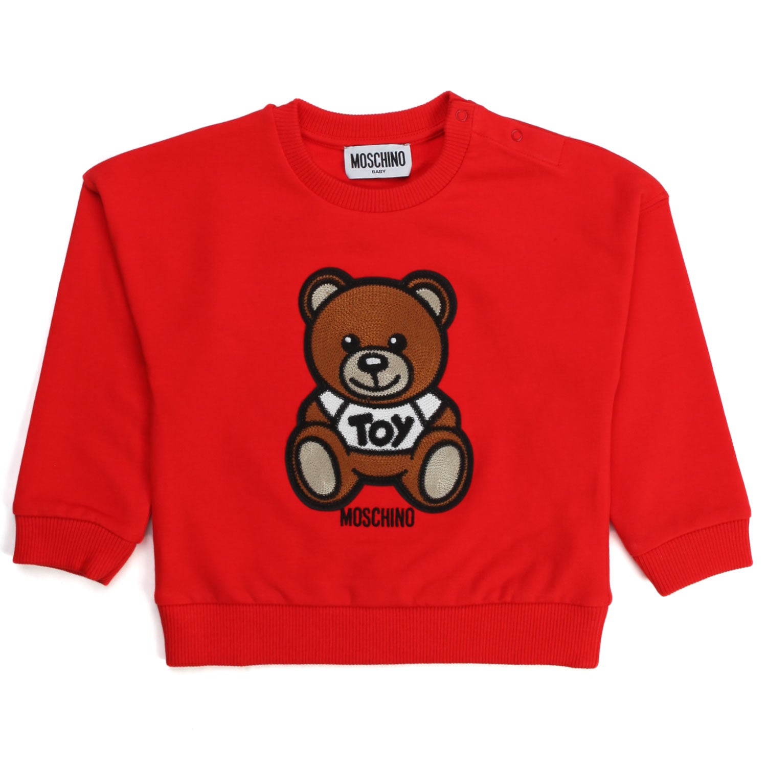 FELPA ROSSA ORSETTO BABY - annameglio.com abbigliamento moda