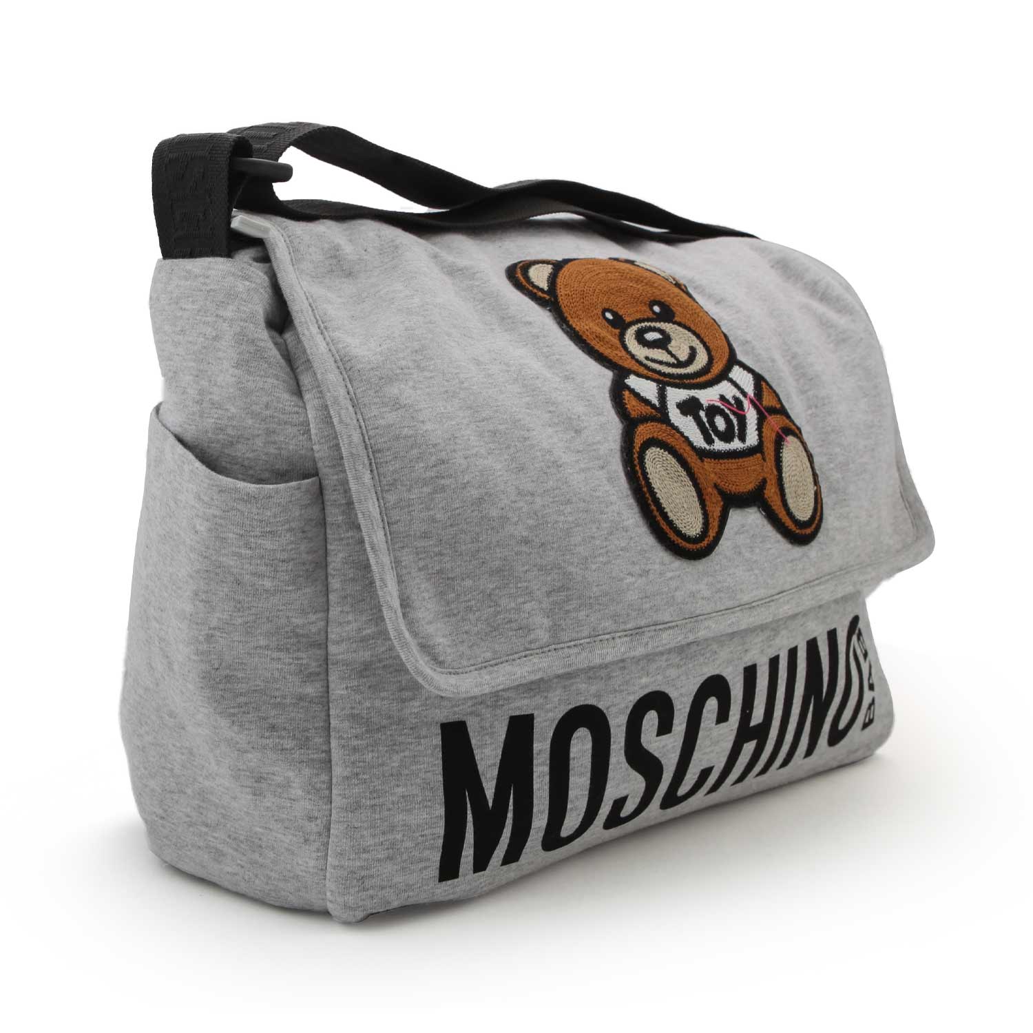 BORSA FASCIATOIO TEDDY BEAR GRIGIA - annameglio.com abbigliamento moda