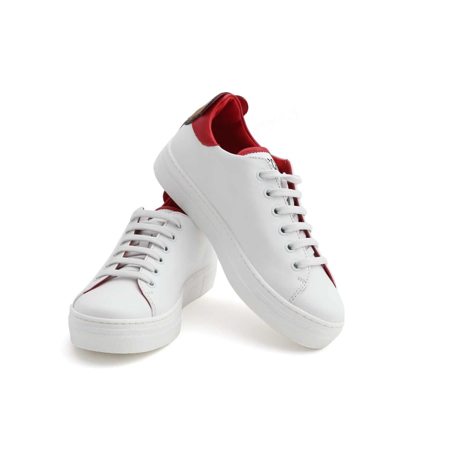 SNEAKERS BIANCHE UNISEX LOGO - annameglio.com abbigliamento moda