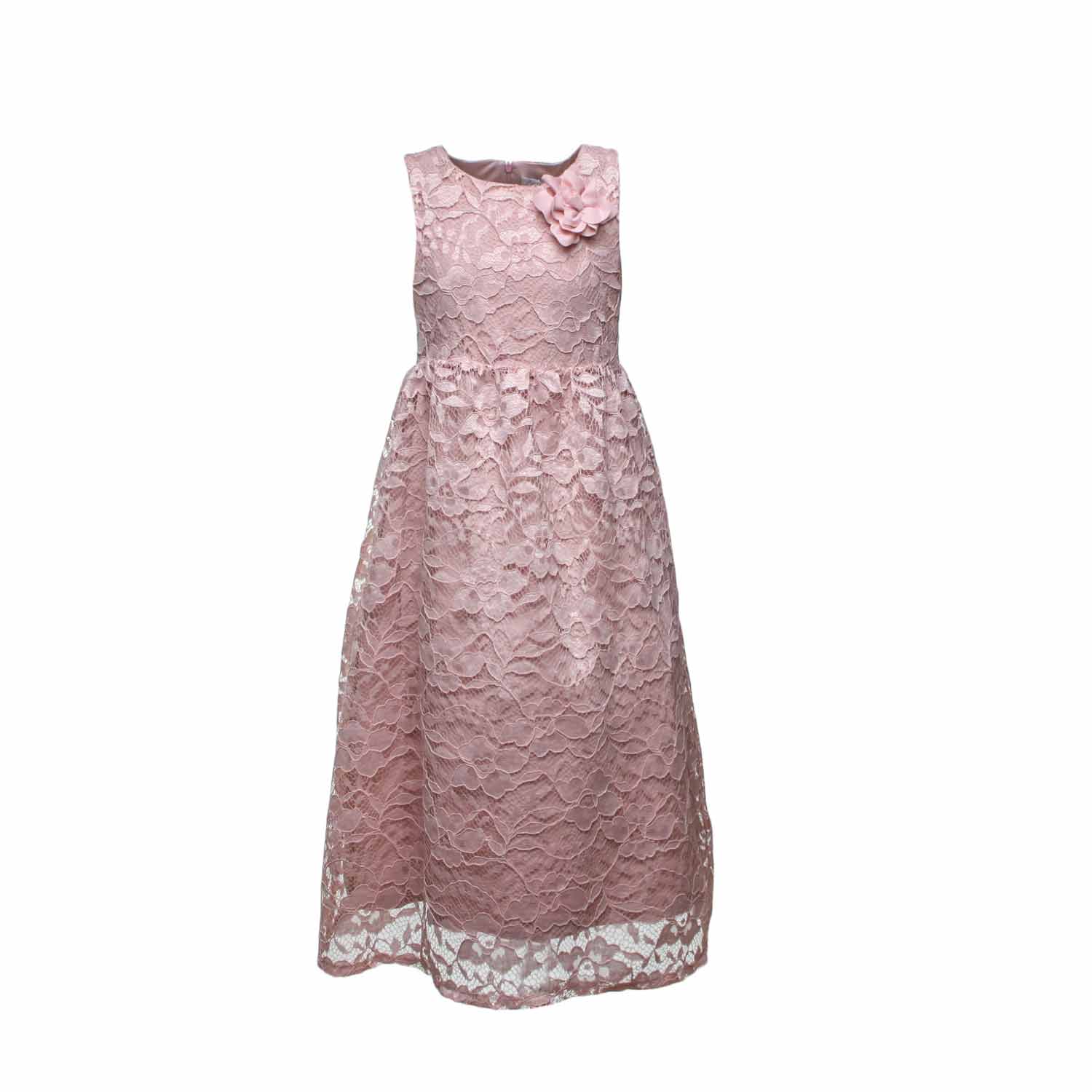ABITO LUNGO ROSA BAMBINA - annameglio.com abbigliamento moda
