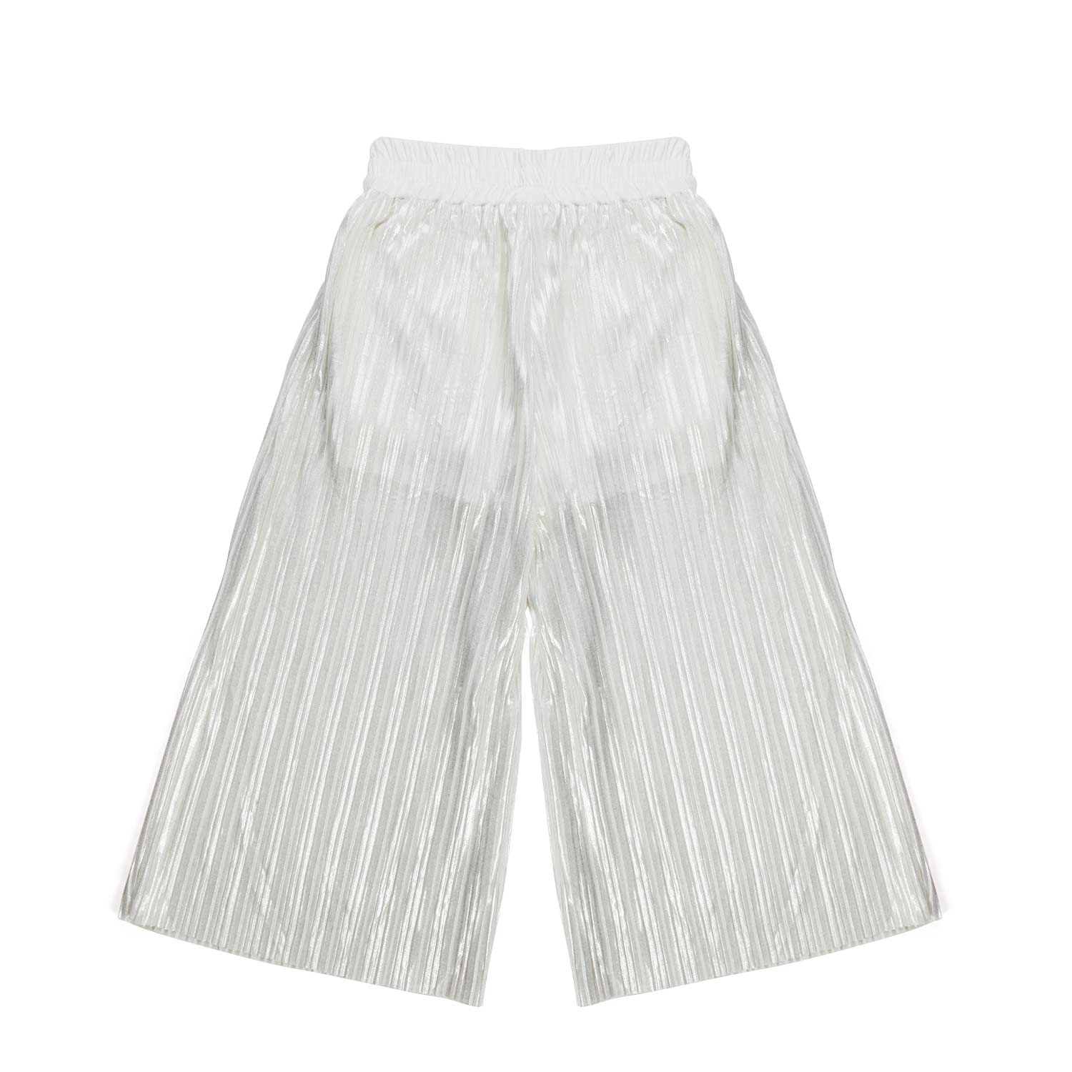 PANTALONE BIANCO PERLATO GIRL - annameglio.com abbigliamento moda