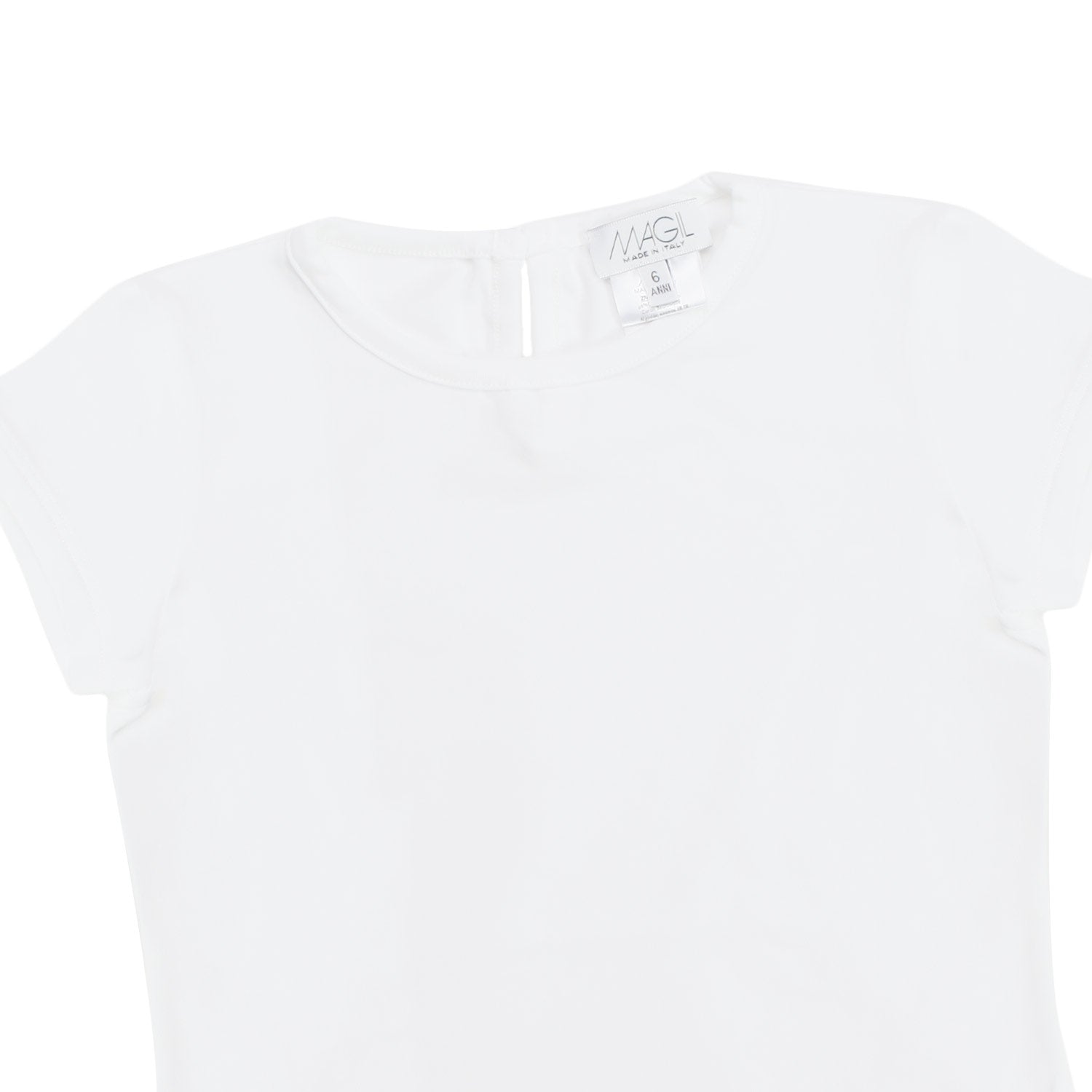 MAGLIETTA BIANCA BIMBA E BAMBINA - annameglio.com abbigliamento moda