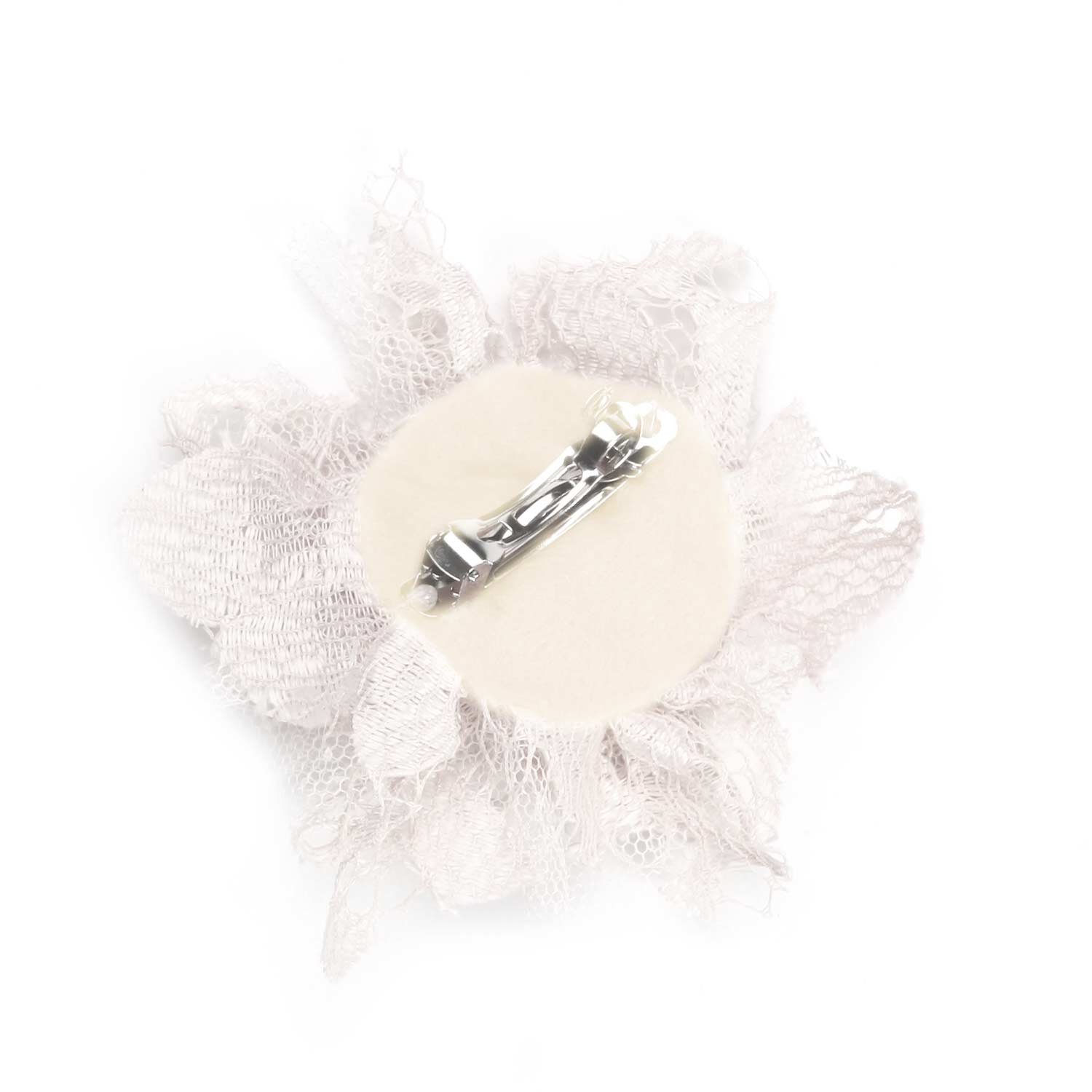 FERMAGLIO FIORE BIANCO BAMBINA E TEENAGER - annameglio.com abbigliamento moda