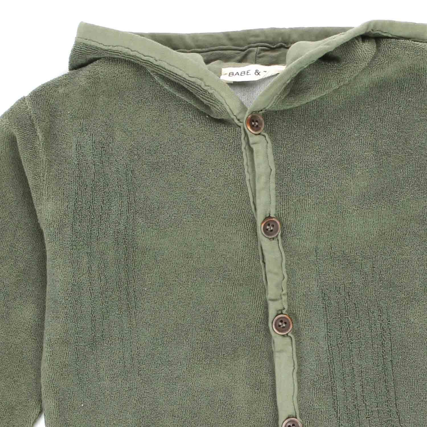 Baby Cardigan ciniglia verde - annameglio.com abbigliamento moda