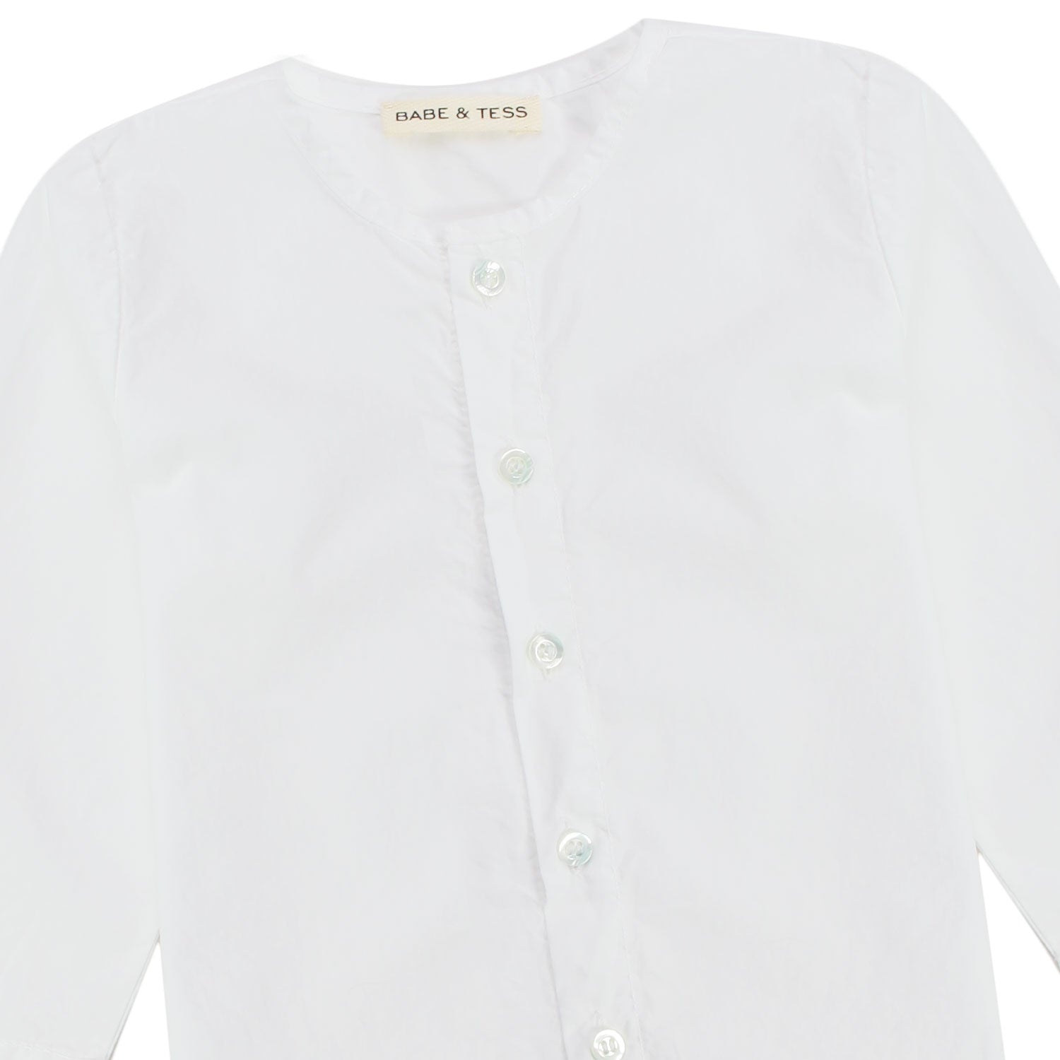 CAMICIA COREANA BIANCA NEONATO - annameglio.com abbigliamento moda