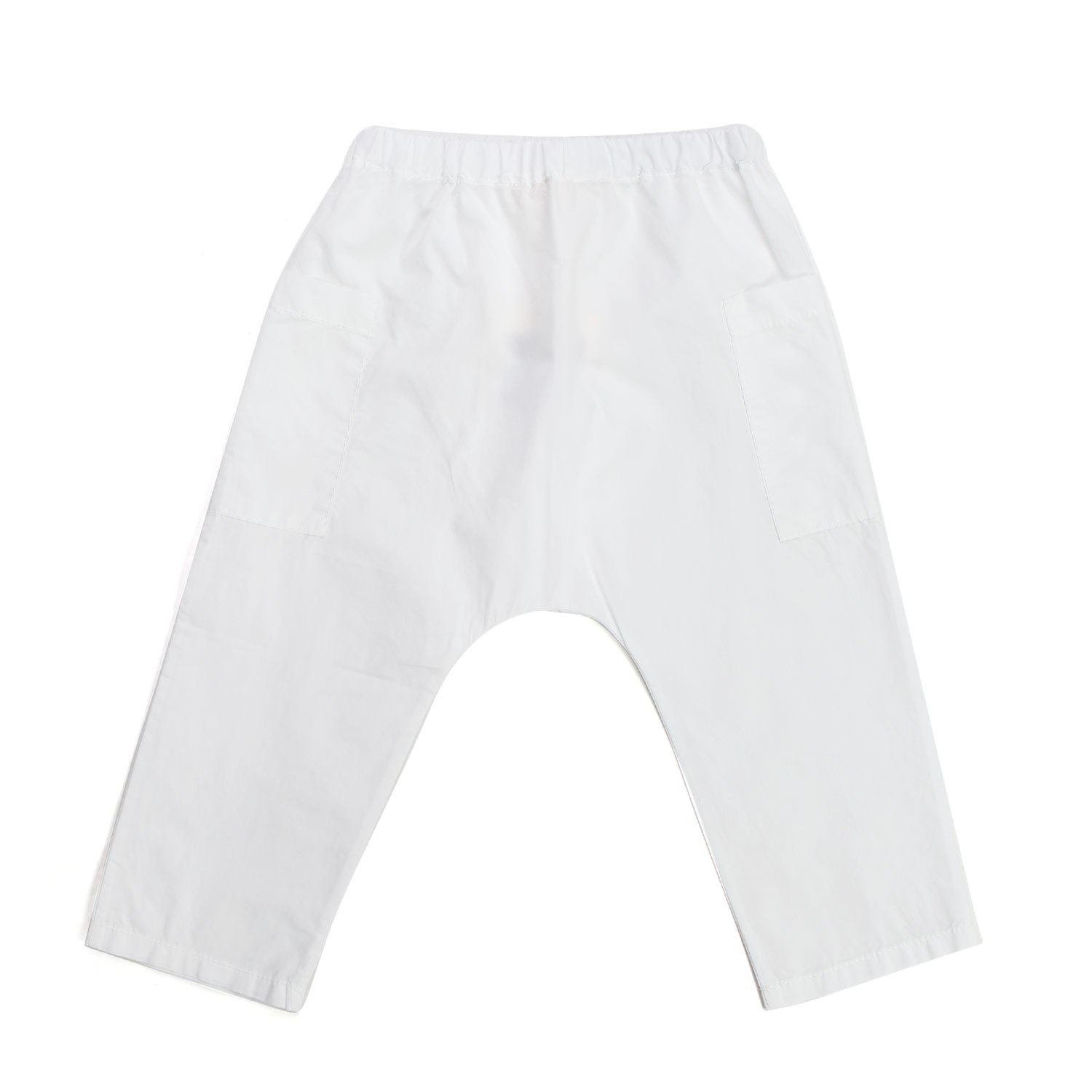 PANTALONE COTONE BIANCO BAMBINO E NEONATO - annameglio.com abbigliamento moda
