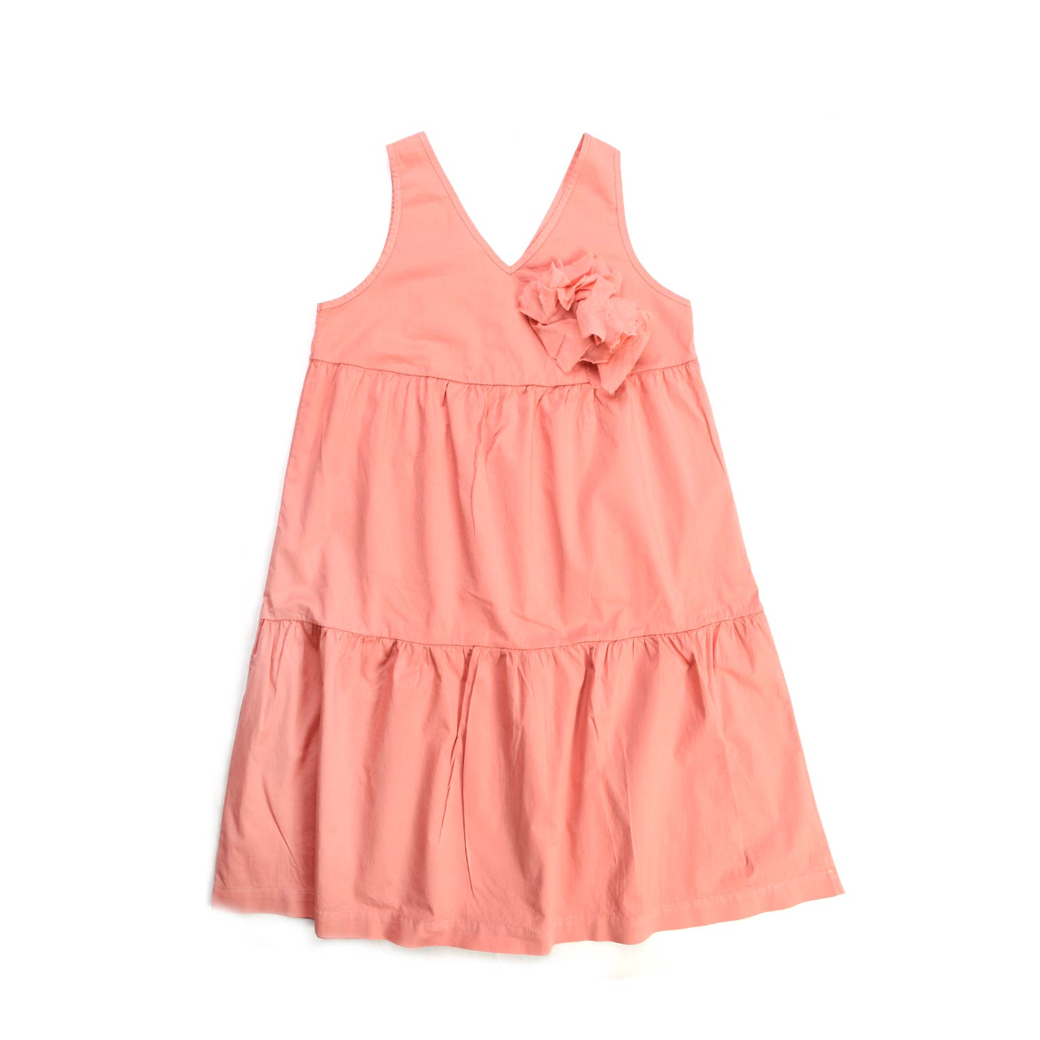 Abito con fiore rosa salmone - annameglio.com abbigliamento moda