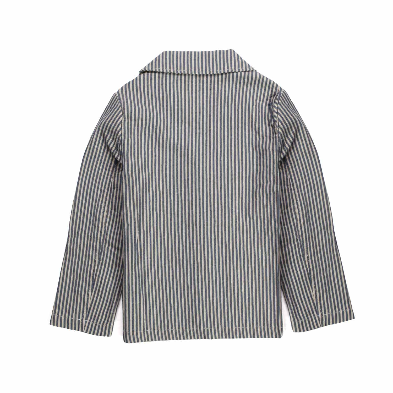 GIACCA A RIGHE BEIGE E BLU BAMBINO - annameglio.com abbigliamento moda