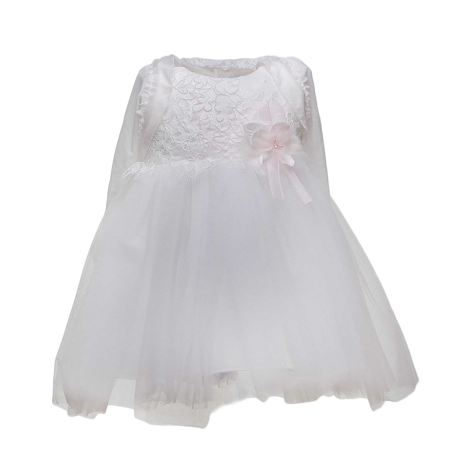 ABITO BIMBA BIANCO CON RICAMI - annameglio.com abbigliamento moda