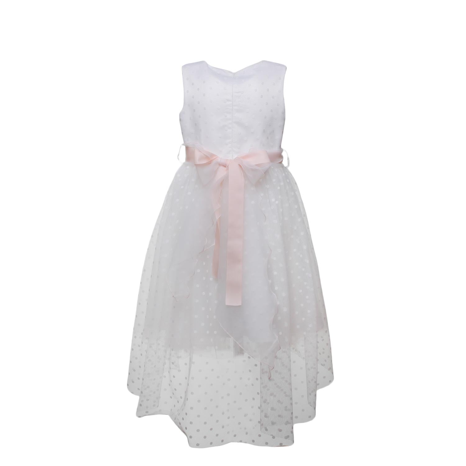 ABITO CERIMONIA BIANCO CON RICAMI POIS BAMBINA E T - annameglio.com abbigliamento moda