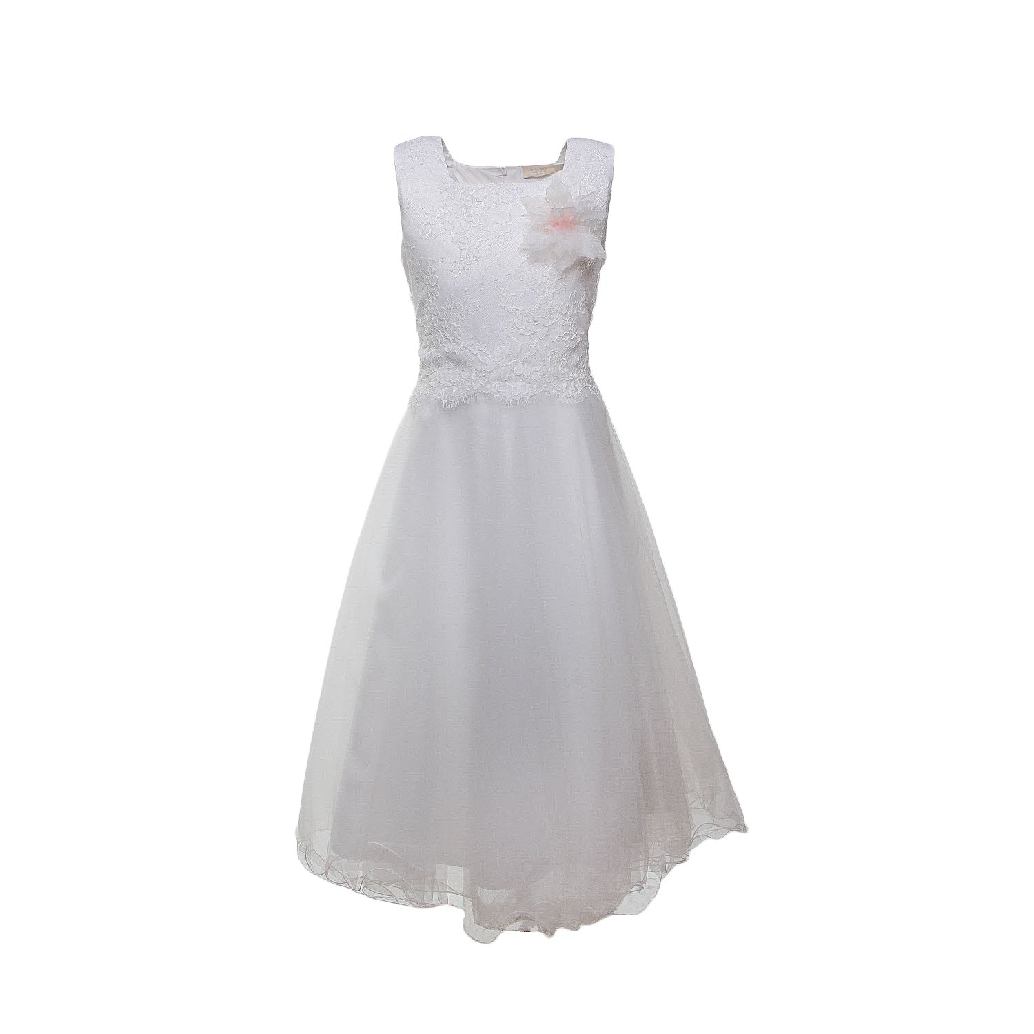 ABITO CERIMONIA BIANCO CON SPILLA - annameglio.com abbigliamento moda