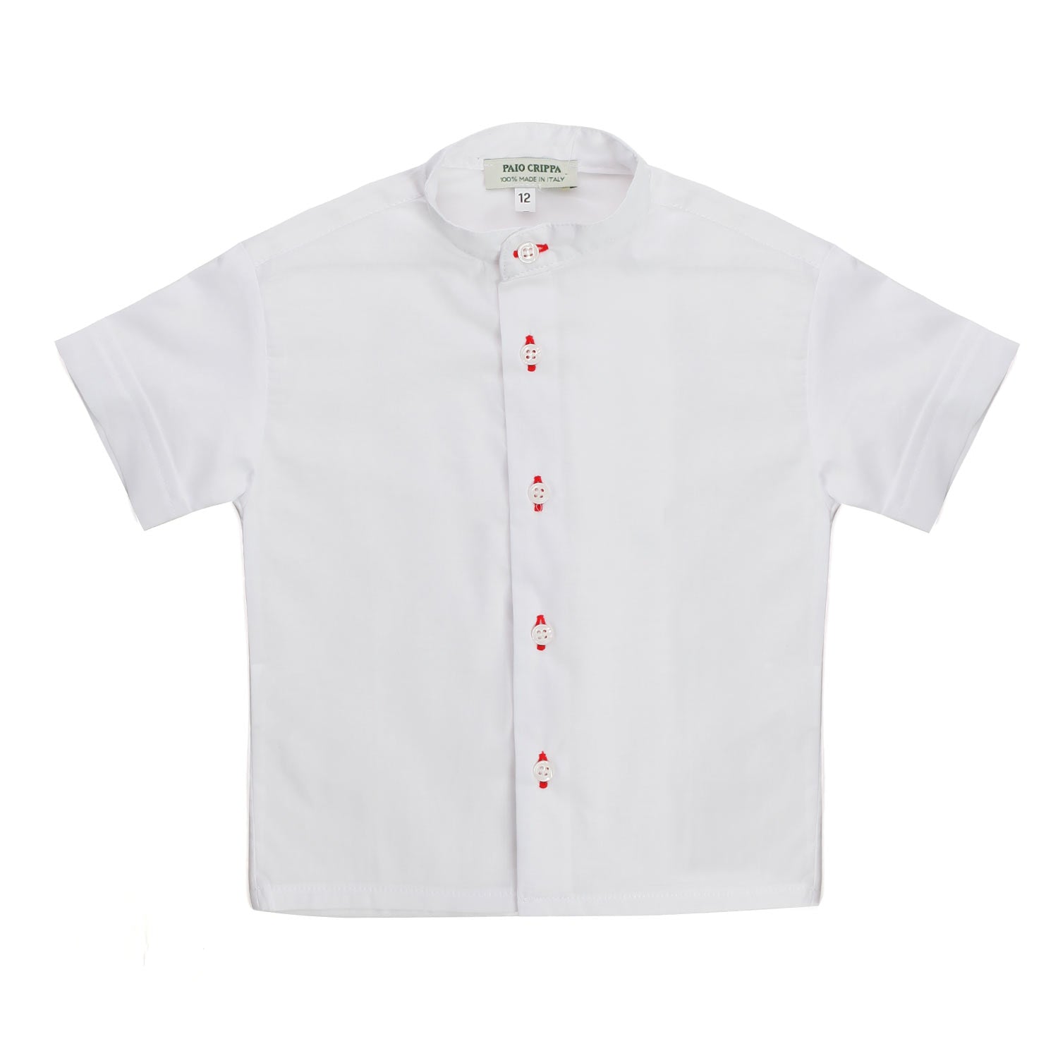 CAMICIA BIANCA E ROSSA BAMBINO E NEONATO - annameglio.com abbigliamento moda