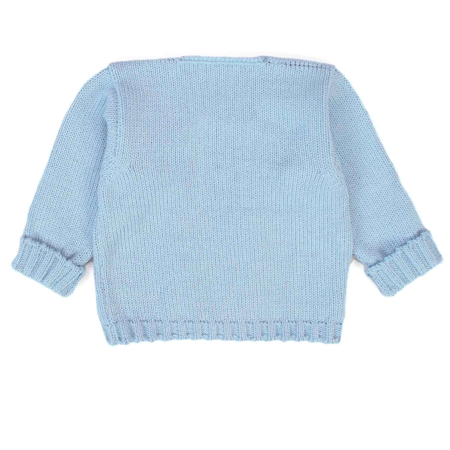 CARDIGAN DOPPIOPETTO CELESTE BIMBO E NEONATO - annameglio.com abbigliamento moda