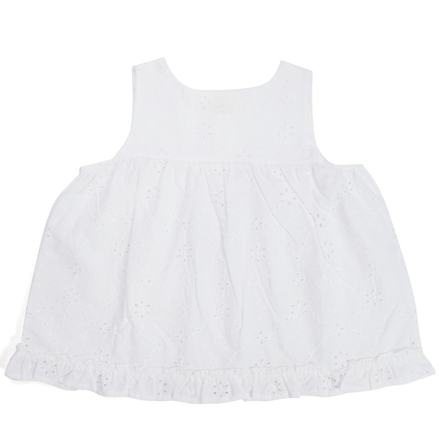 TOP BIANCO LATTE BAMBINA - annameglio.com abbigliamento moda