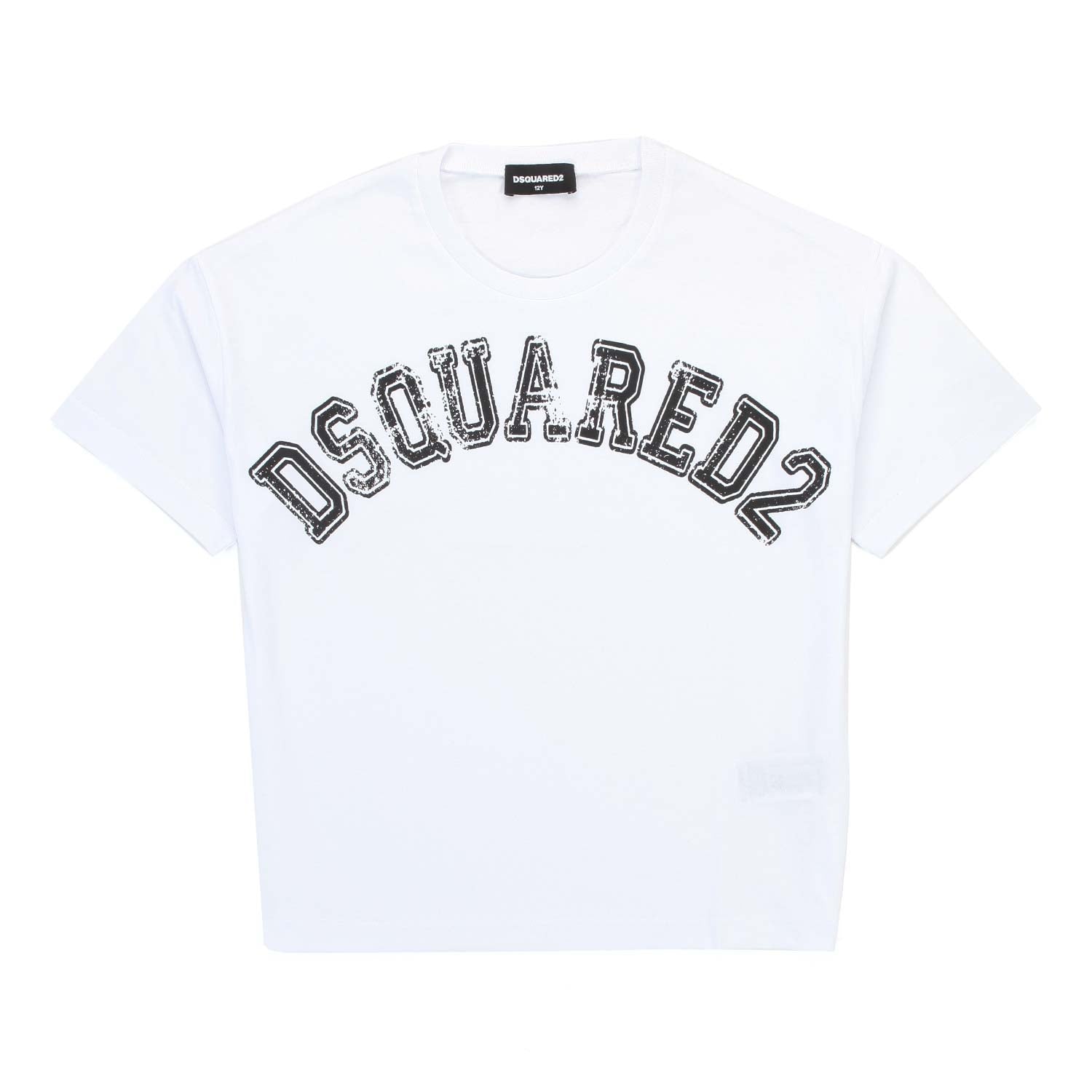 T-SHIRT BIANCA CON LOGO BAMBINA E TEENAGER - annameglio.com abbigliamento moda