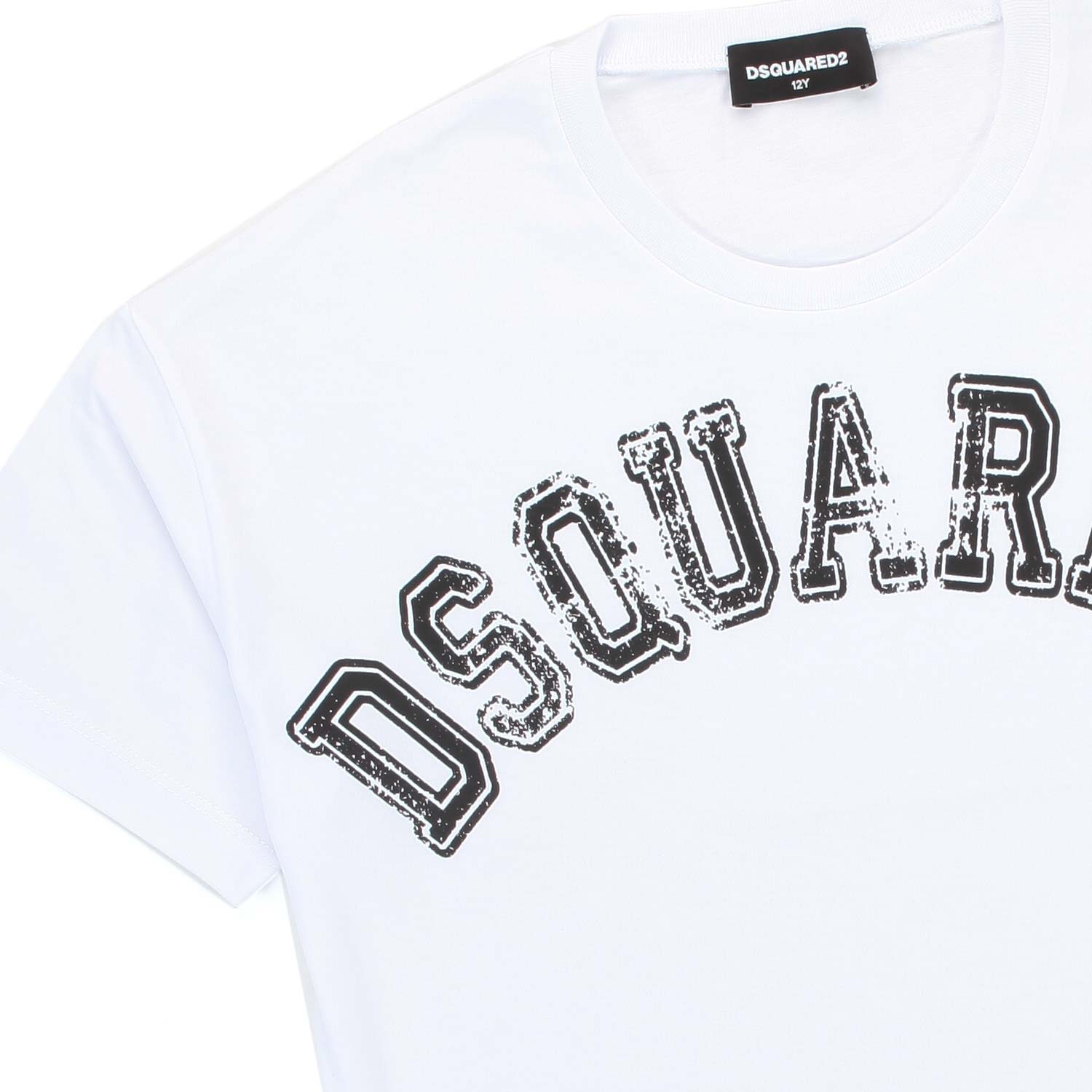 T-SHIRT BIANCA CON LOGO BAMBINA E TEENAGER - annameglio.com abbigliamento moda