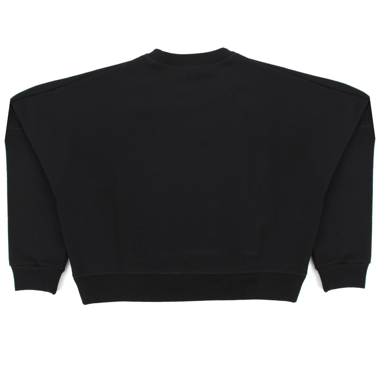 FELPA CROPPED NERA BAMBINA E TEENAGER - annameglio.com abbigliamento moda