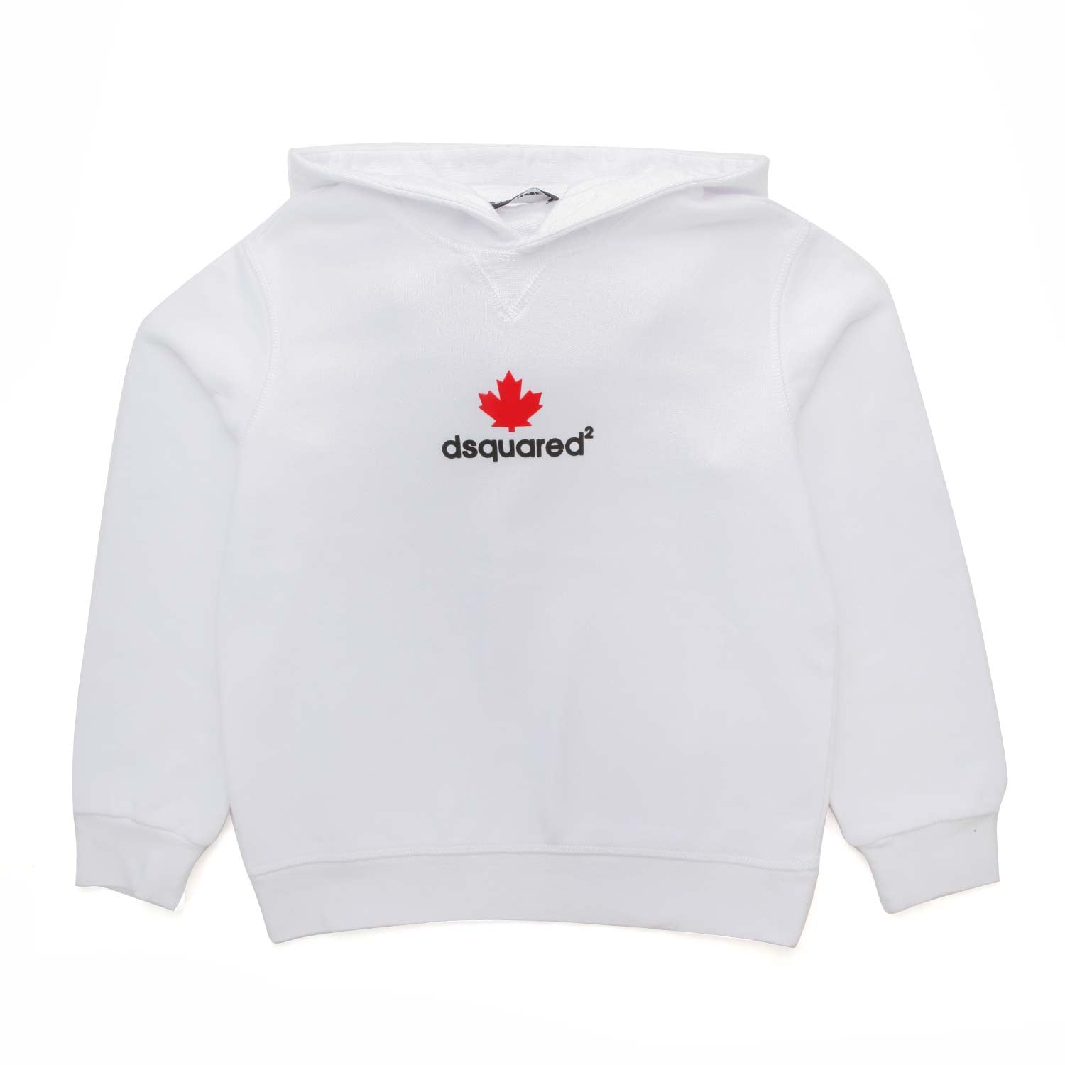 FELPA CON CAPPUCCIO BIANCA UNISEX - annameglio.com abbigliamento moda