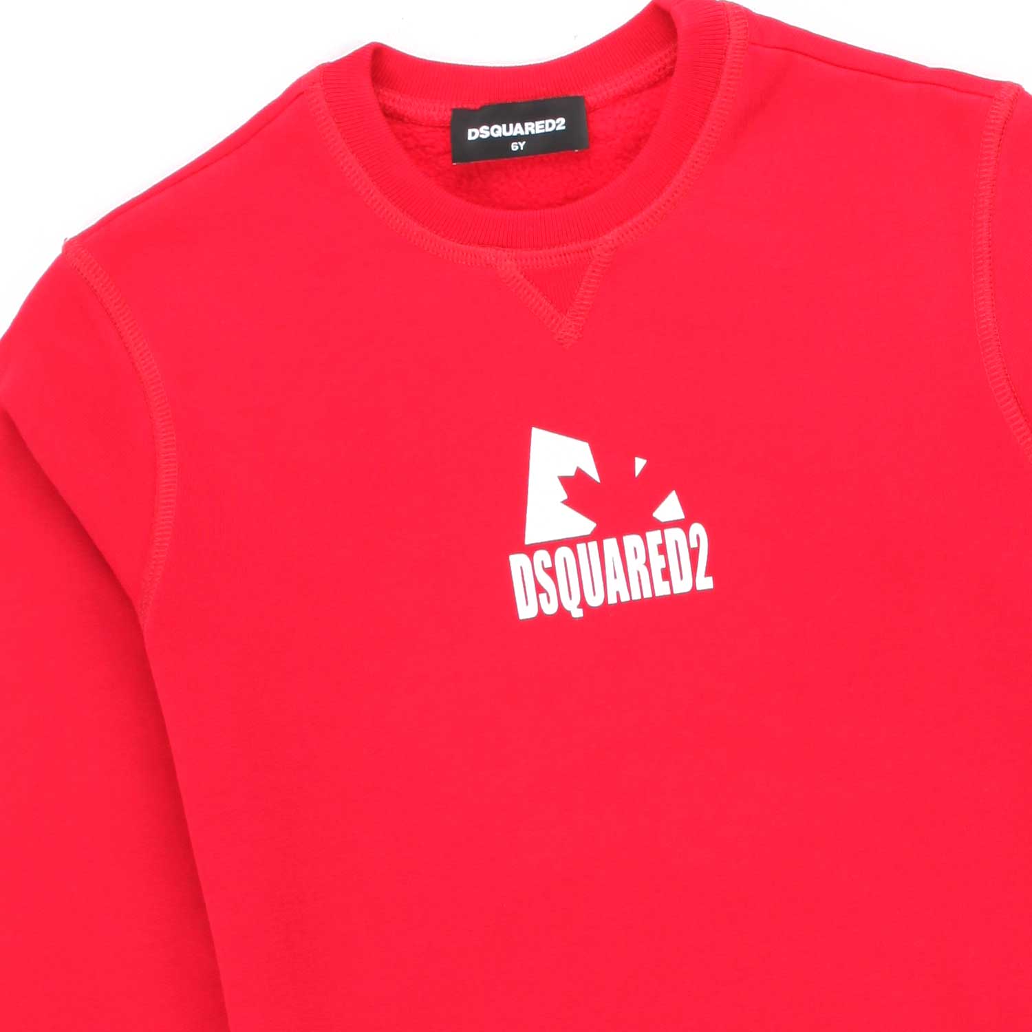 FELPA UNISEX ROSSA CON STAMPA LOGO - annameglio.com abbigliamento moda