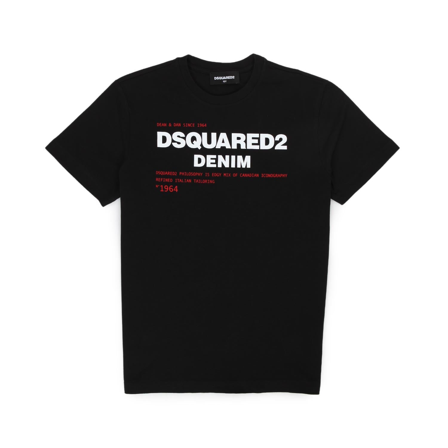 T-SHIRT NERA BAMBINO TEEN CON STAMPA - annameglio.com abbigliamento moda