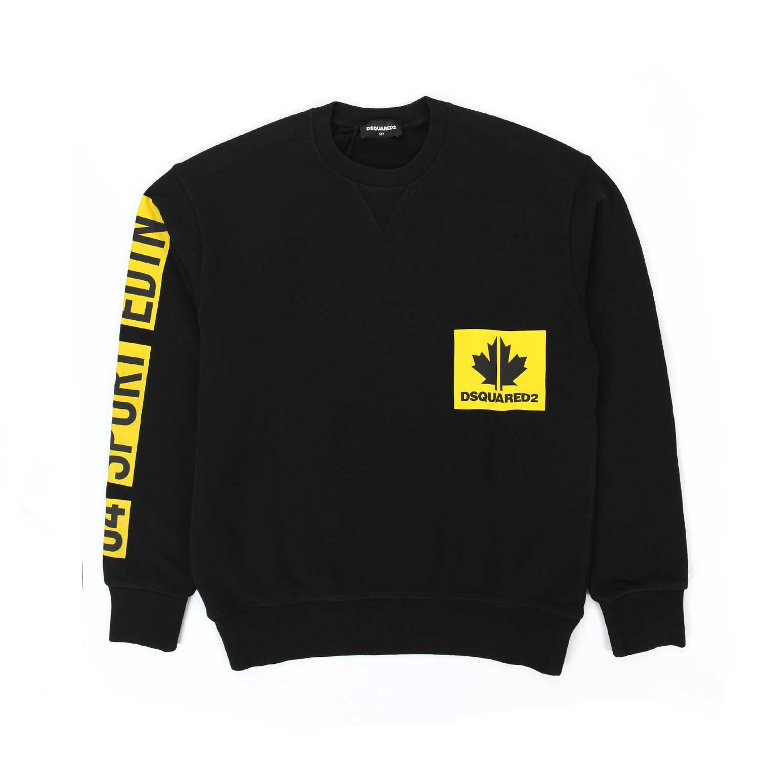 FELPA NERA CON LOGO BOY BAMBINO - annameglio.com abbigliamento moda