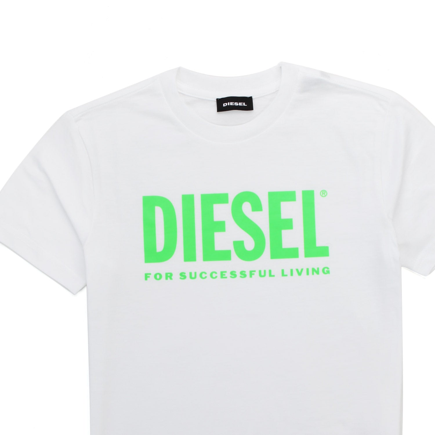 T-SHIRT LOGO VERDE FLUO UNISEX - annameglio.com abbigliamento moda