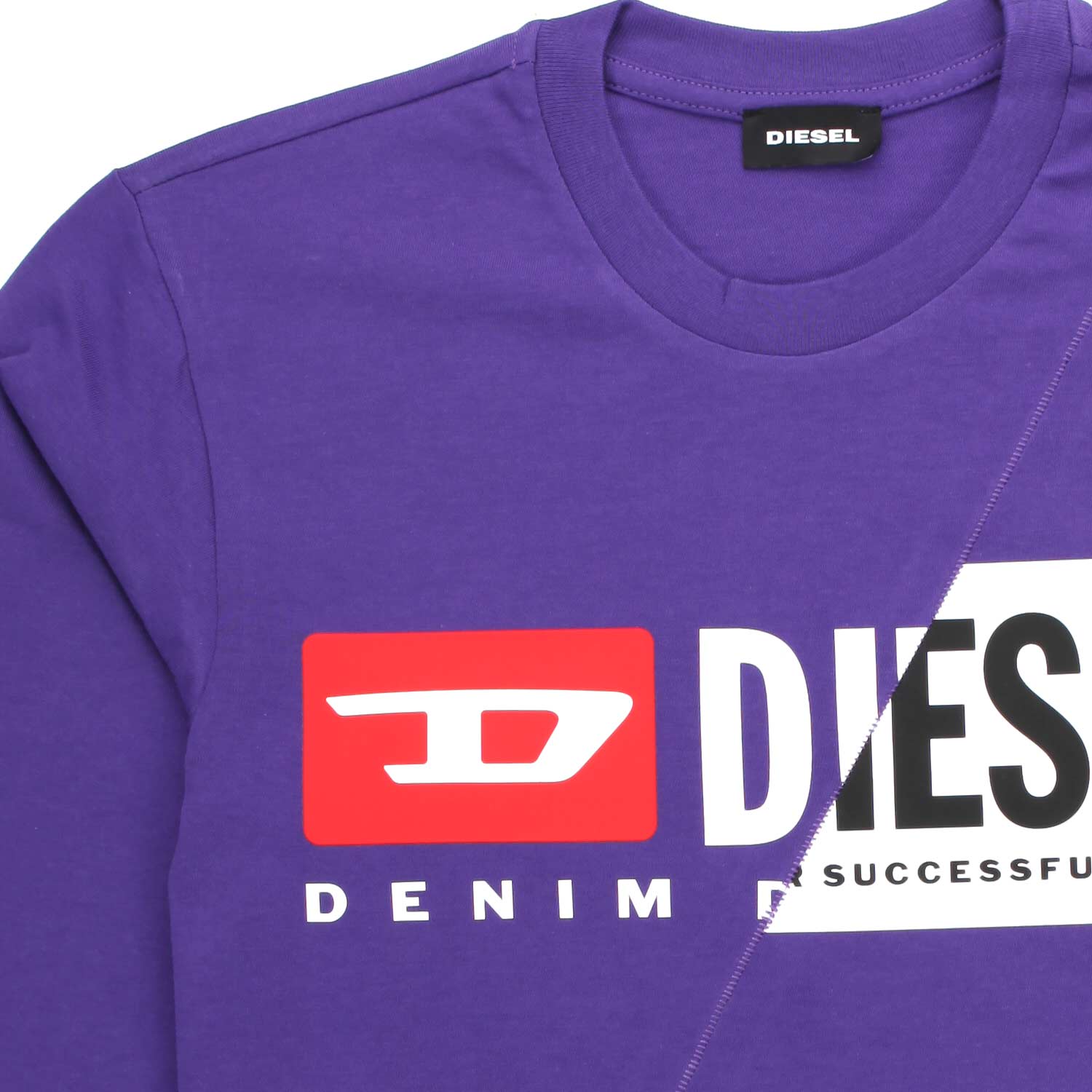 T-SHIRT VIOLA LOGO UNISEX - annameglio.com abbigliamento moda