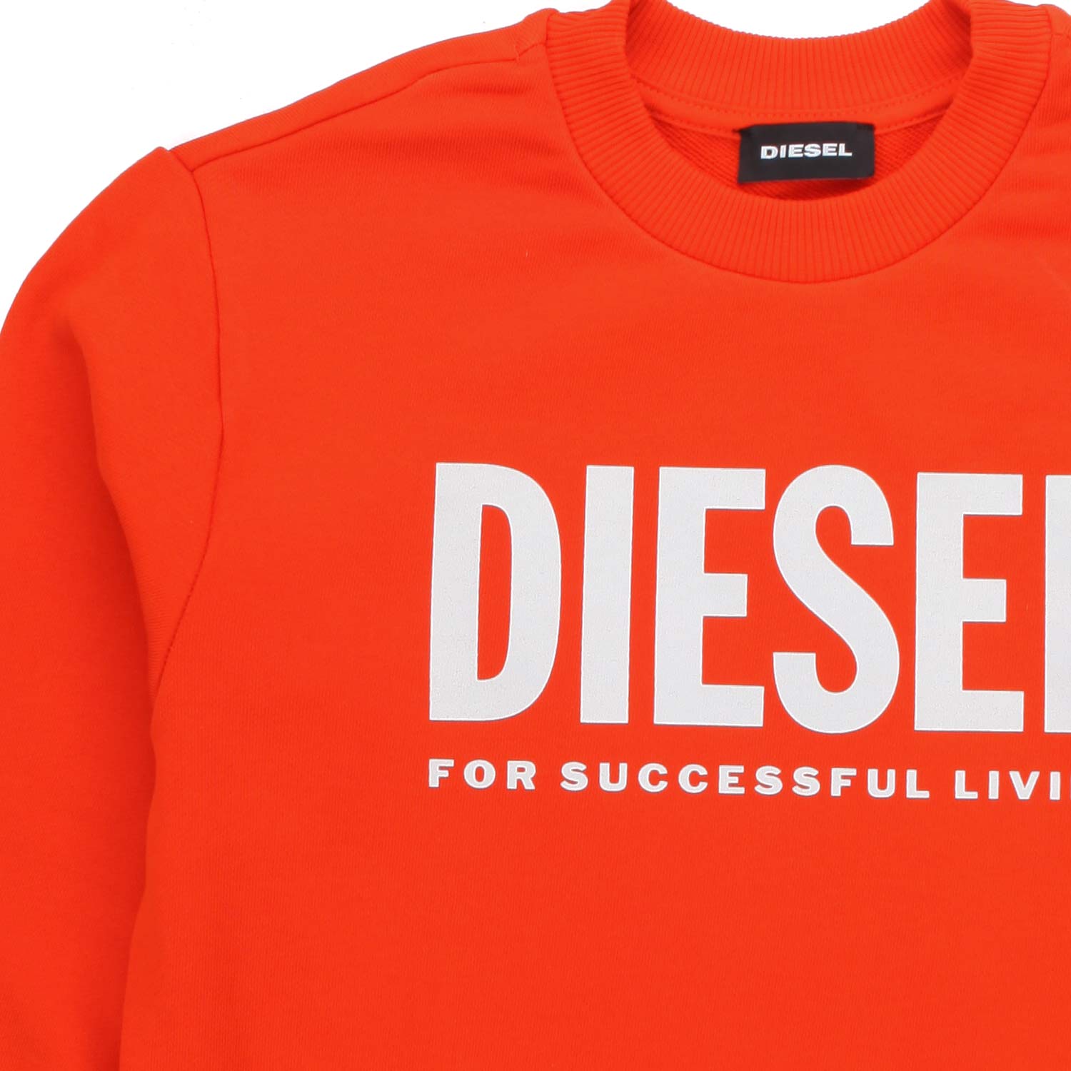 FELPA ARANCIONE LOGO UNISEX - annameglio.com abbigliamento moda