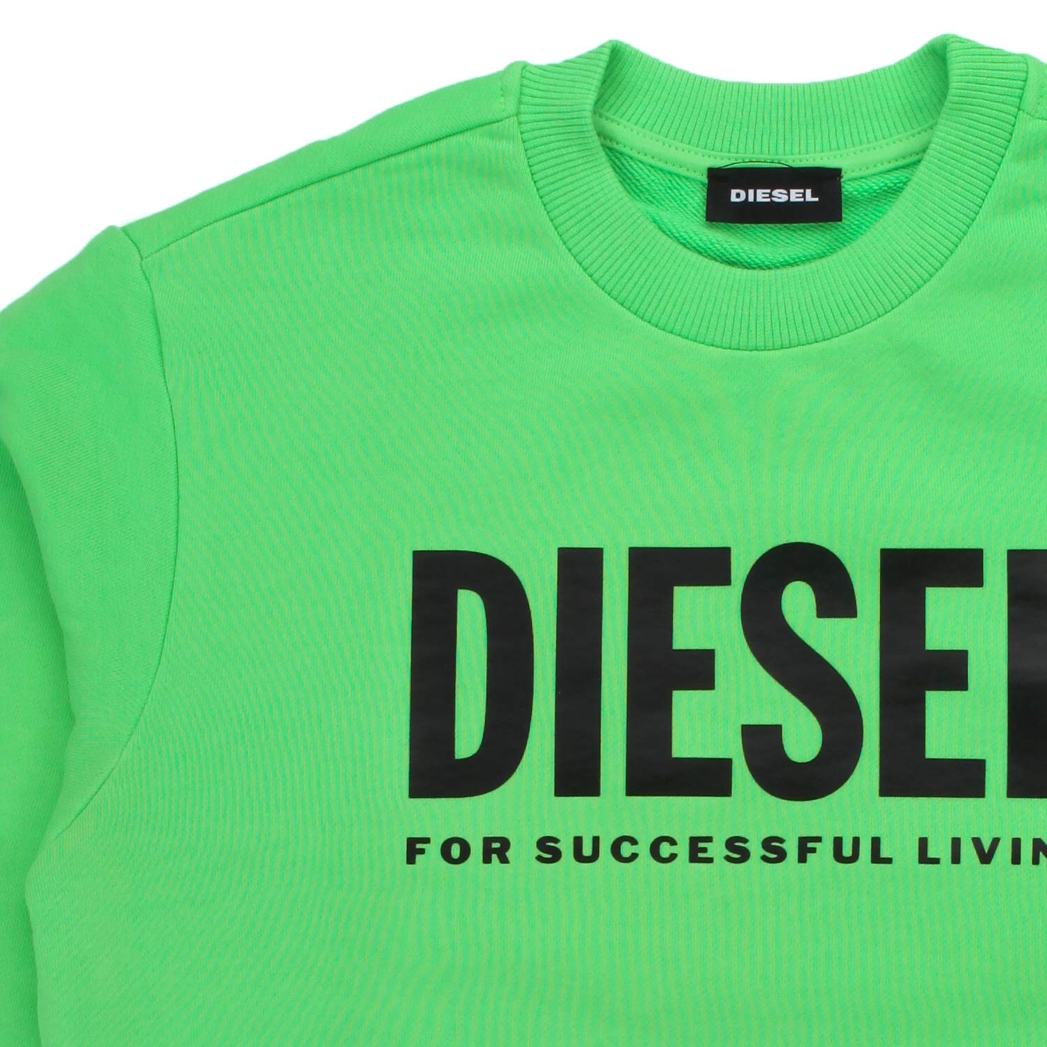 FELPA UNISEX VERDE FLUO LOGO - annameglio.com abbigliamento moda