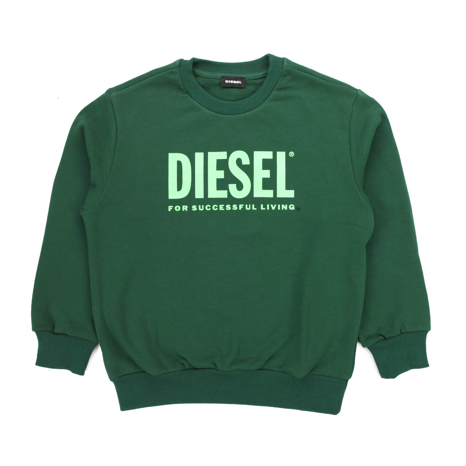 FELPA VERDE UNISEX CON LOGO - annameglio.com abbigliamento moda