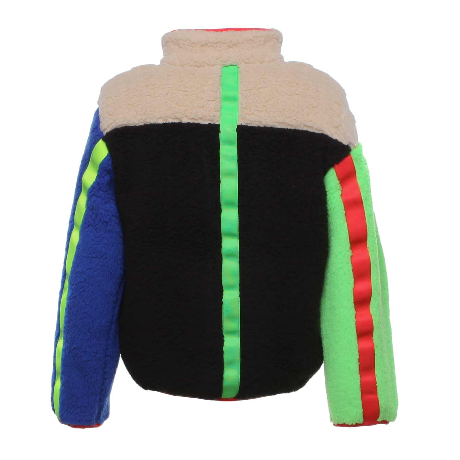 FELPA IN PILE MULTICOLOR BAMBINO E TEEN - annameglio.com abbigliamento moda