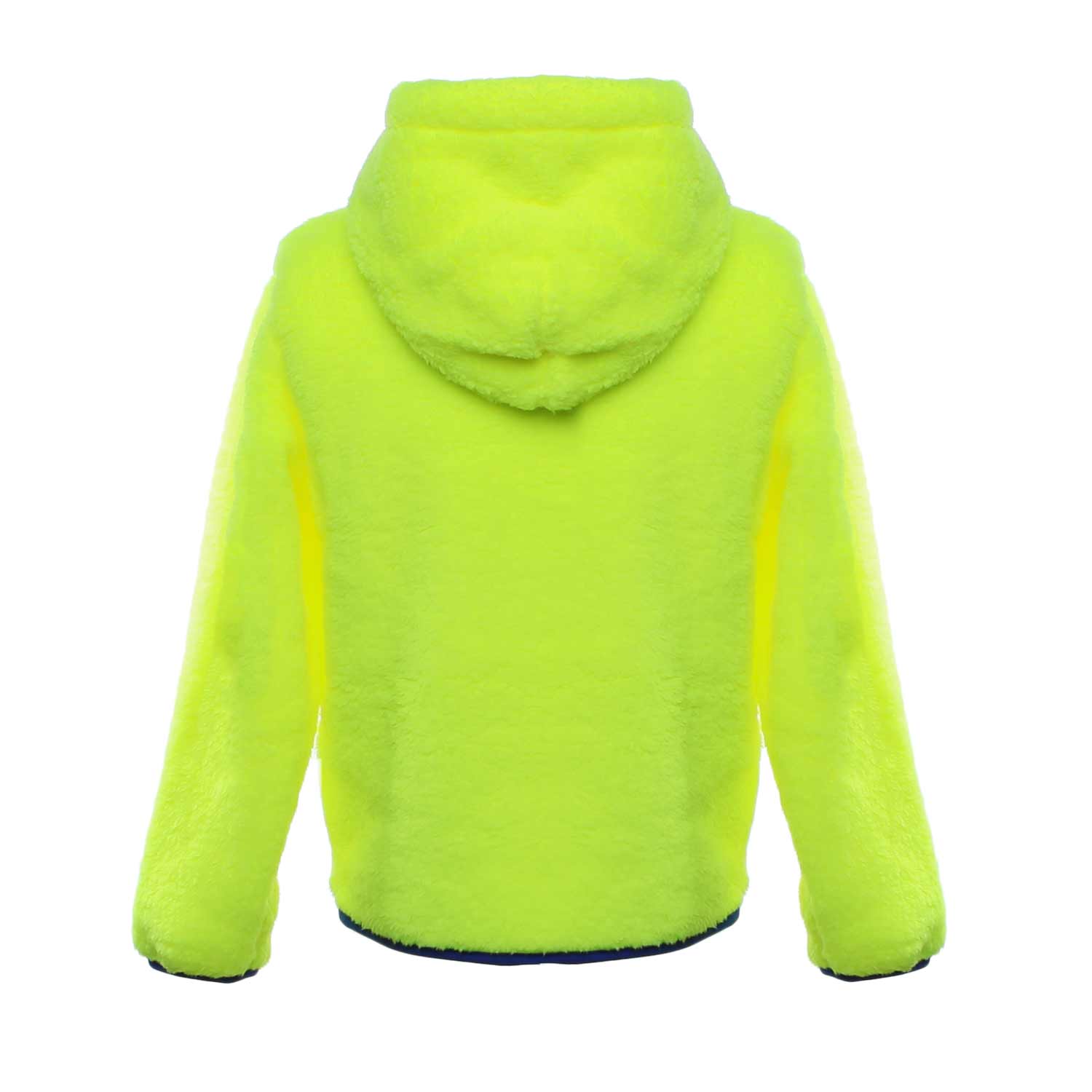 FELPA IN PILE GIALLO FLUO BAMBINA E TEEN - annameglio.com abbigliamento moda