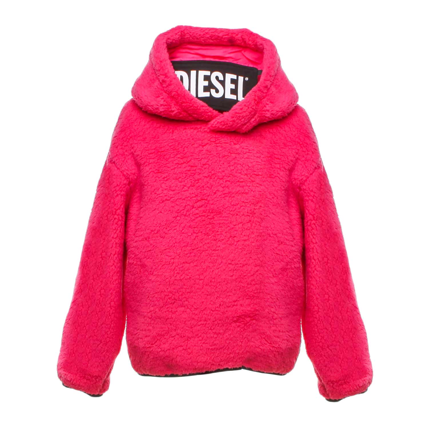 FELPA IN PILE FUCSIA BAMBINA E TEEN - annameglio.com abbigliamento moda