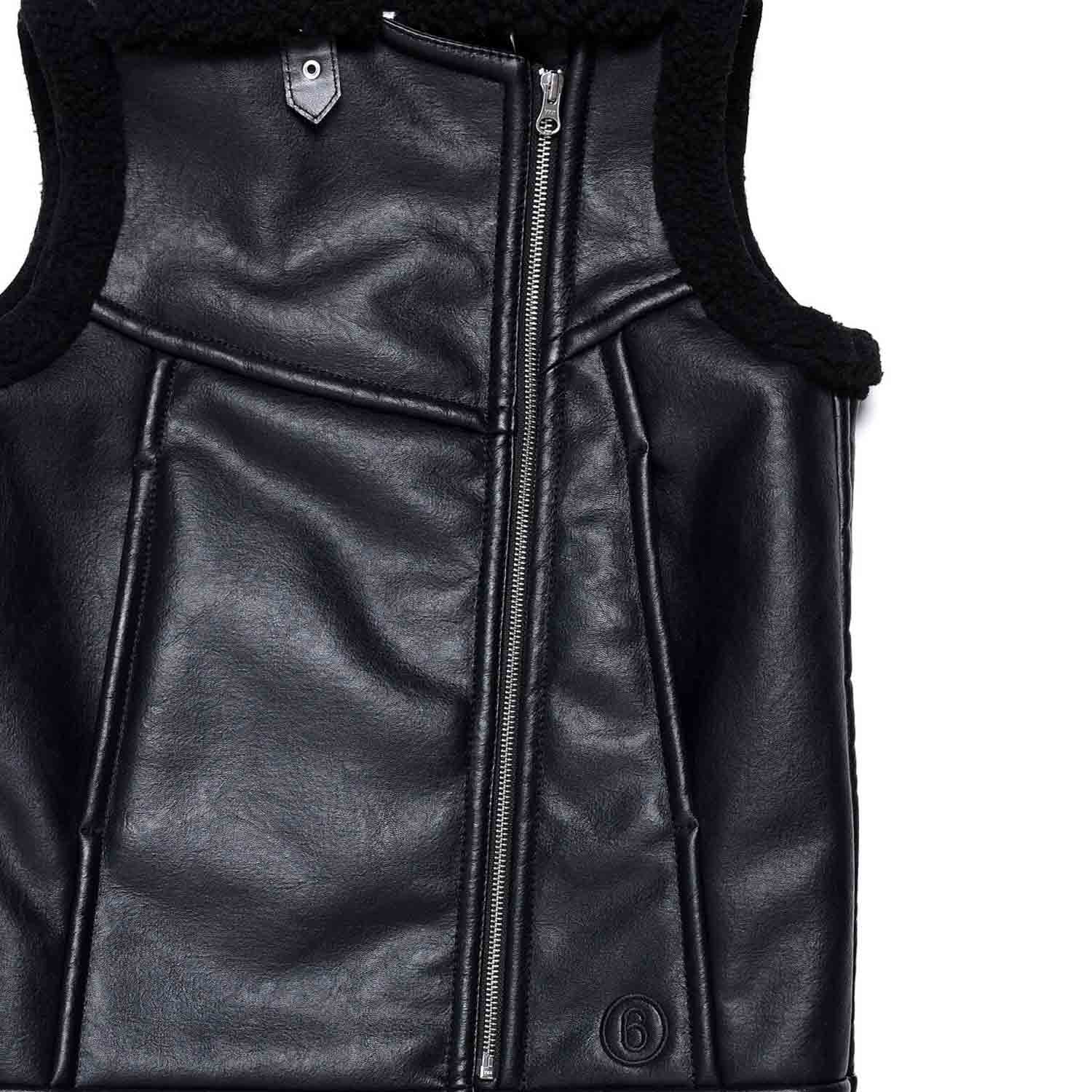 GILET ECO-PELLE BAMBINA TEEN - annameglio.com abbigliamento moda