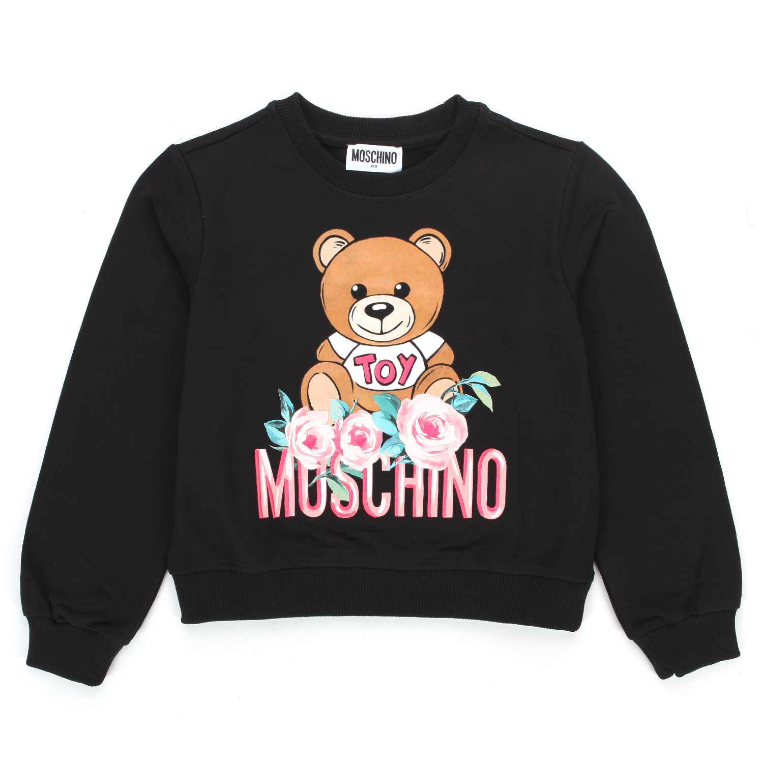 FELPA TEDDY BEAR NERA BAMBINA E TEENAGER - annameglio.com abbigliamento moda