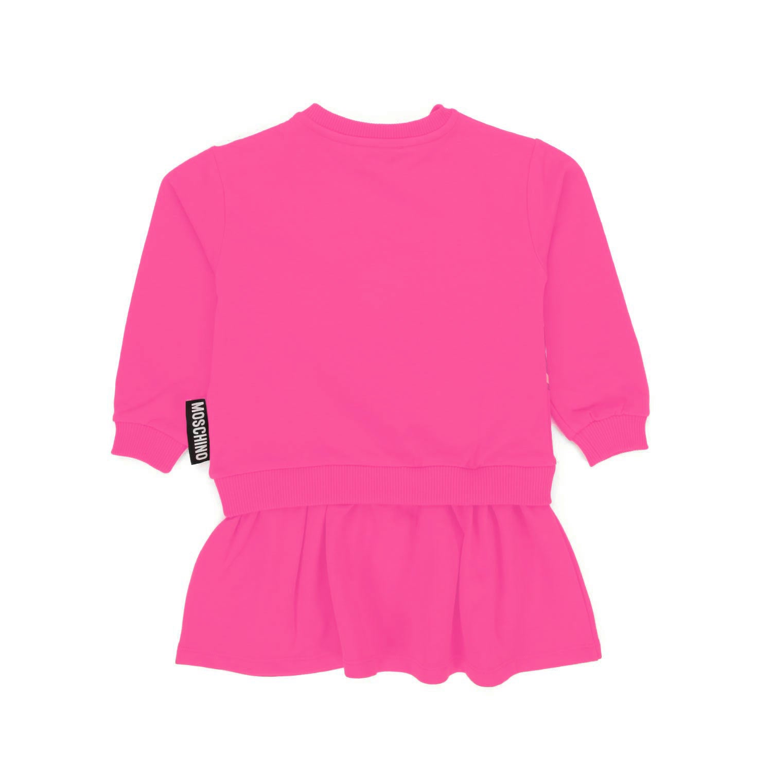 ABITO IN FELPA FUCSIA BAMBINA - annameglio.com abbigliamento moda