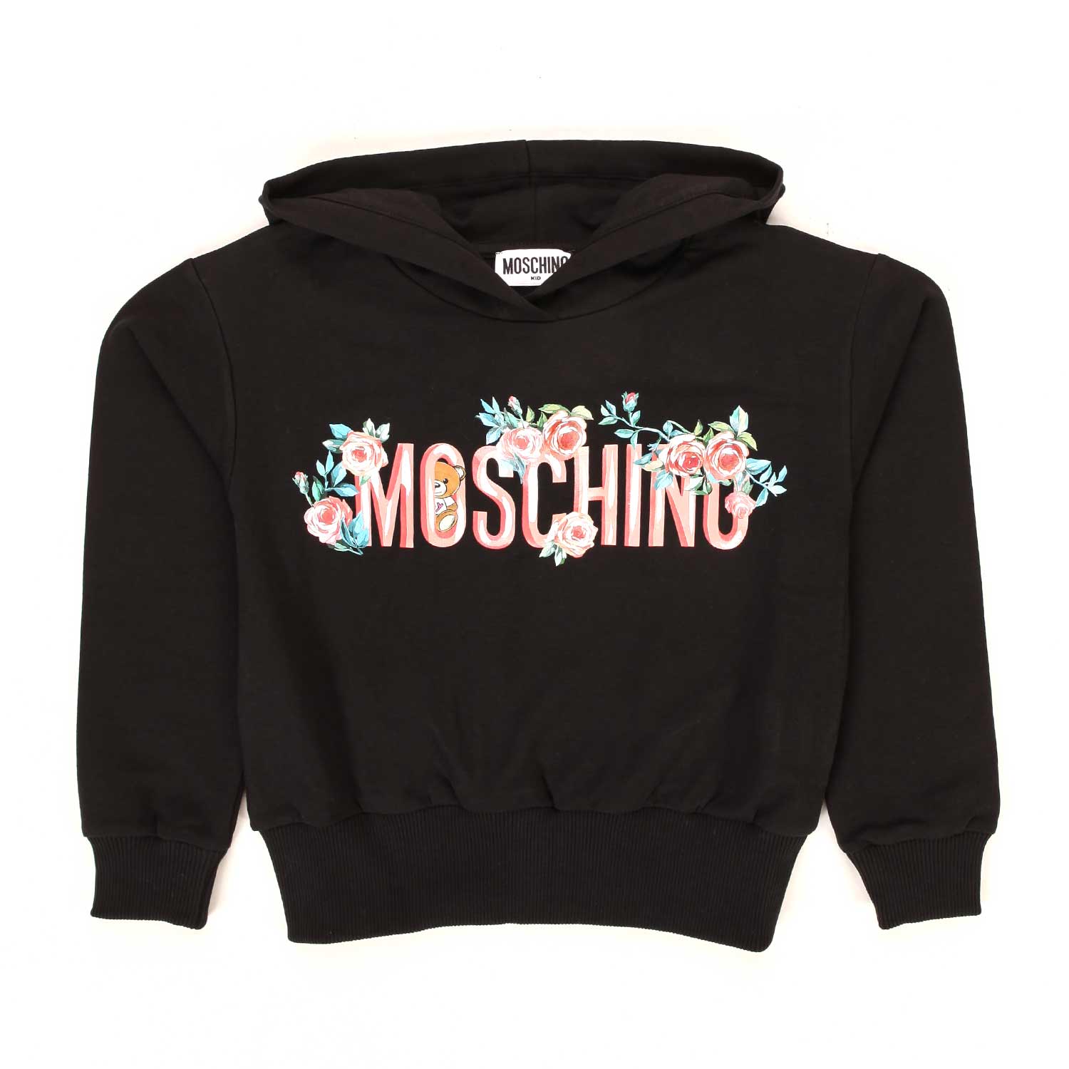 FELPA CON CAPPUCCIO E LOGO GIRL - annameglio.com abbigliamento moda