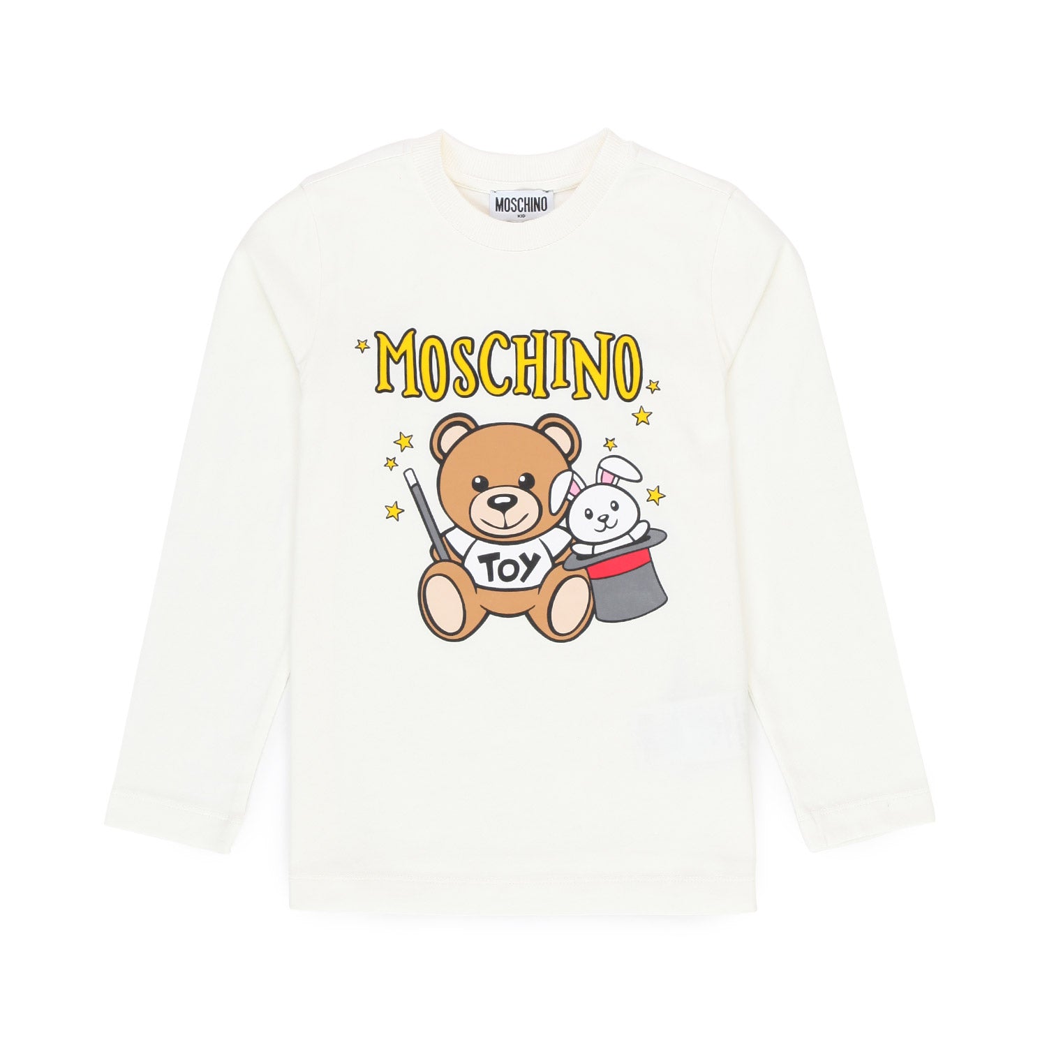 T-SHIRT LUNGA TEDDY BEAR BIANCA BAMBINO - annameglio.com abbigliamento moda